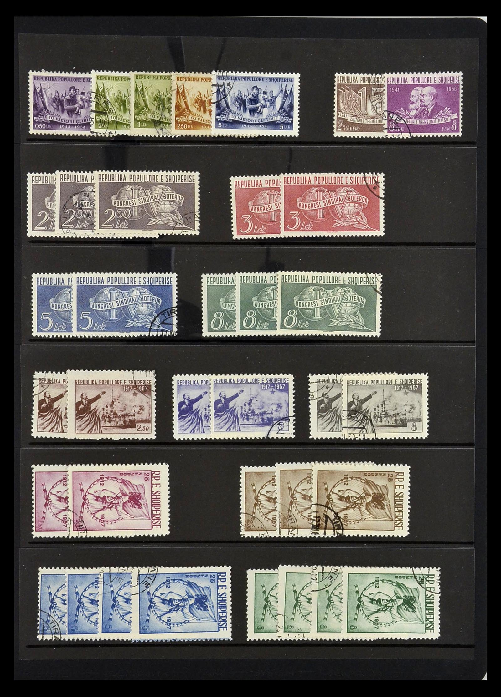 35139 011 - Stamp Collection 35139 Albania 1914-1970.