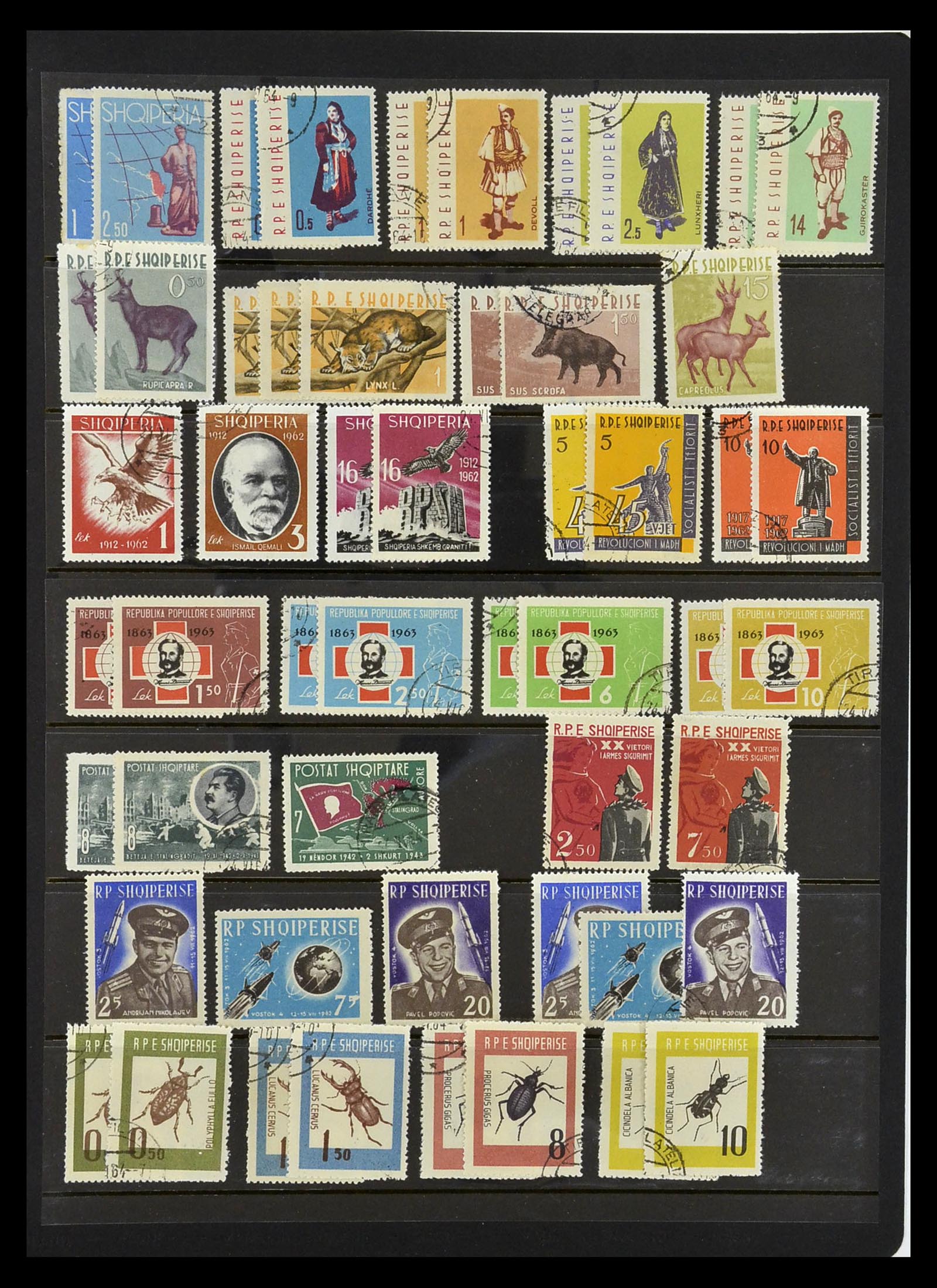 35139 018 - Stamp Collection 35139 Albania 1914-1970.