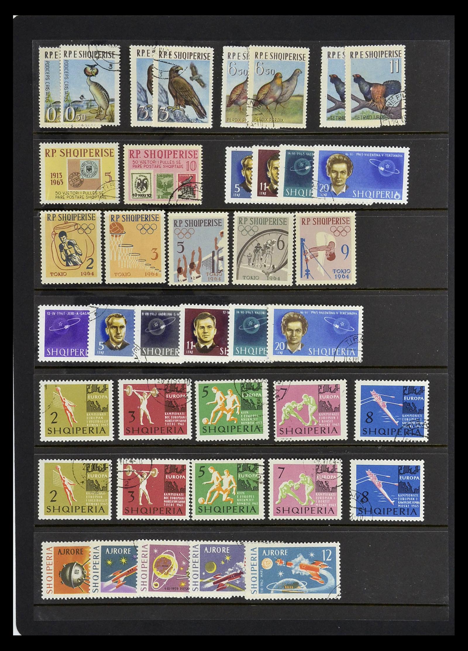 35139 019 - Stamp Collection 35139 Albania 1914-1970.