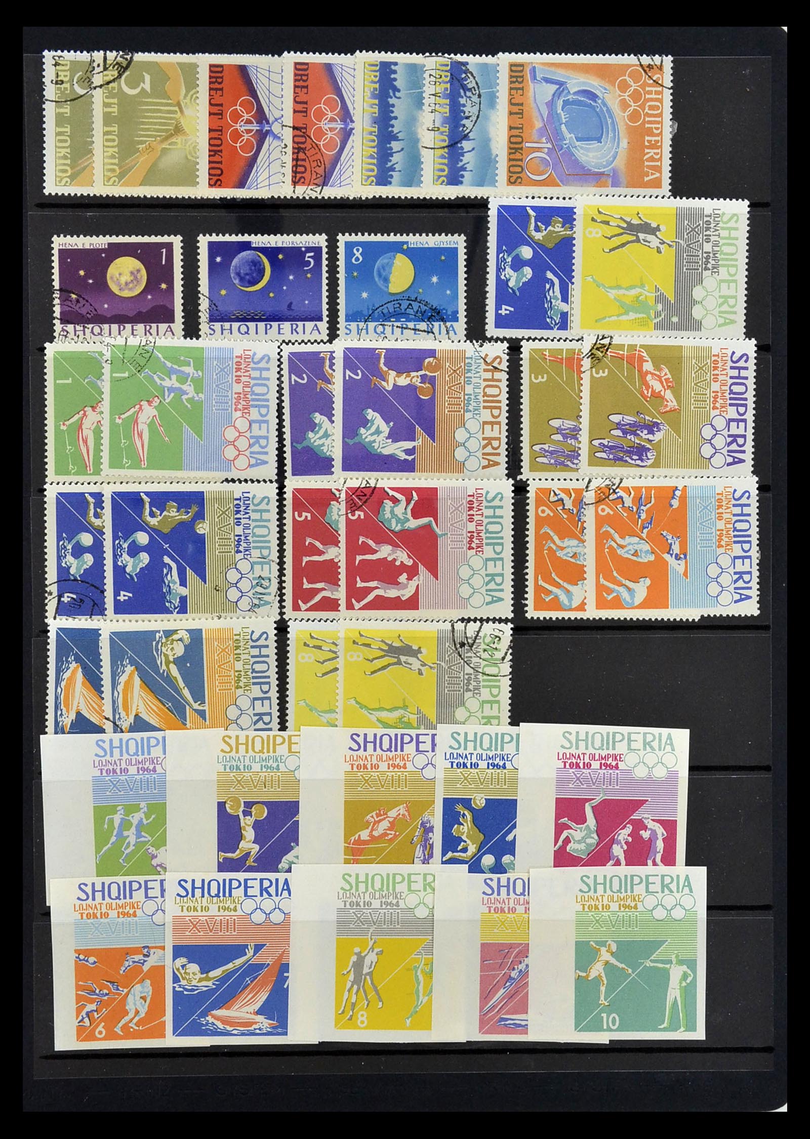 35139 021 - Postzegelverzameling 35139 Albanië 1914-1970.