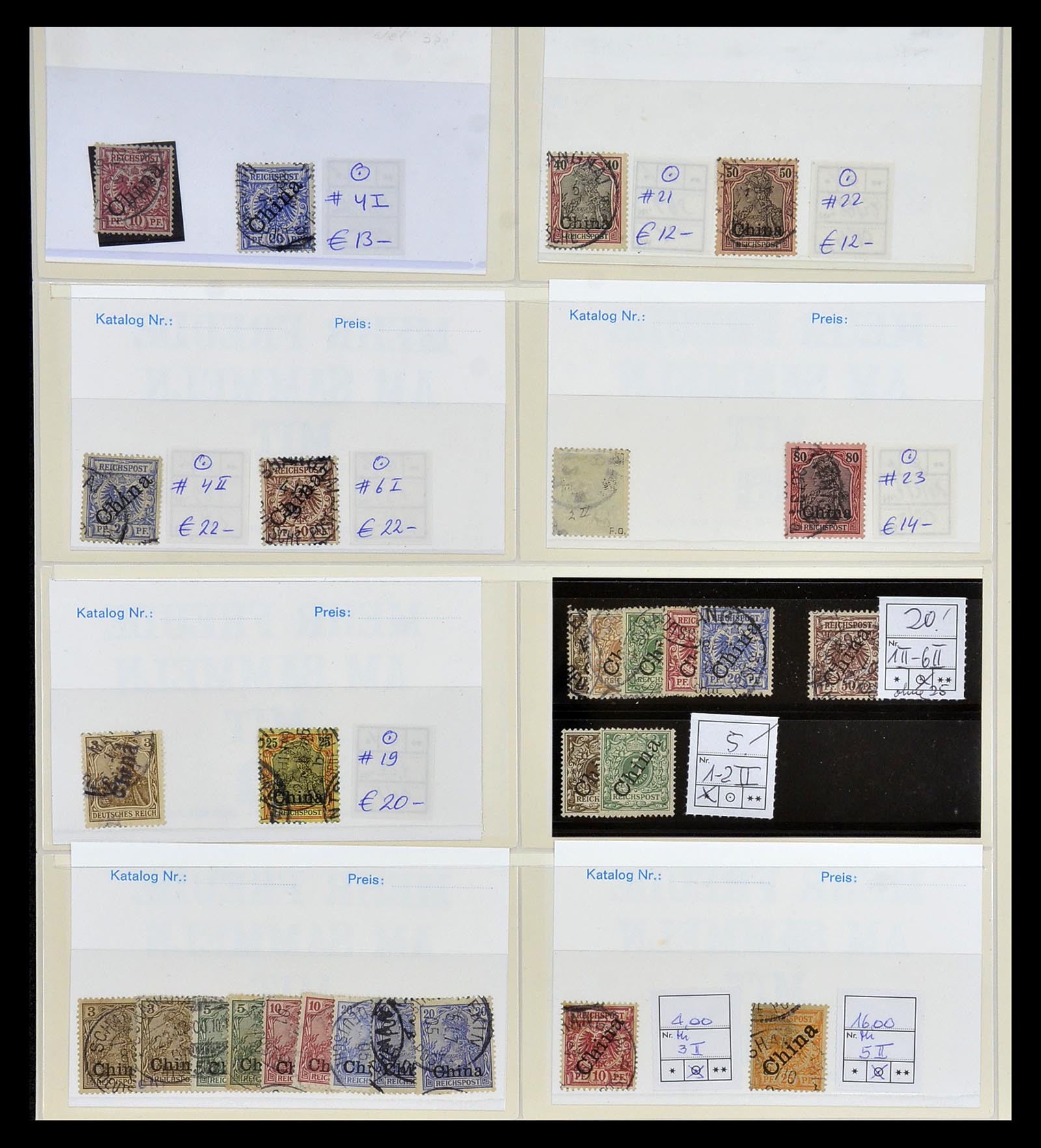 35140 002 - Postzegelverzameling 35140 Duitse koloniën 1884-1919.