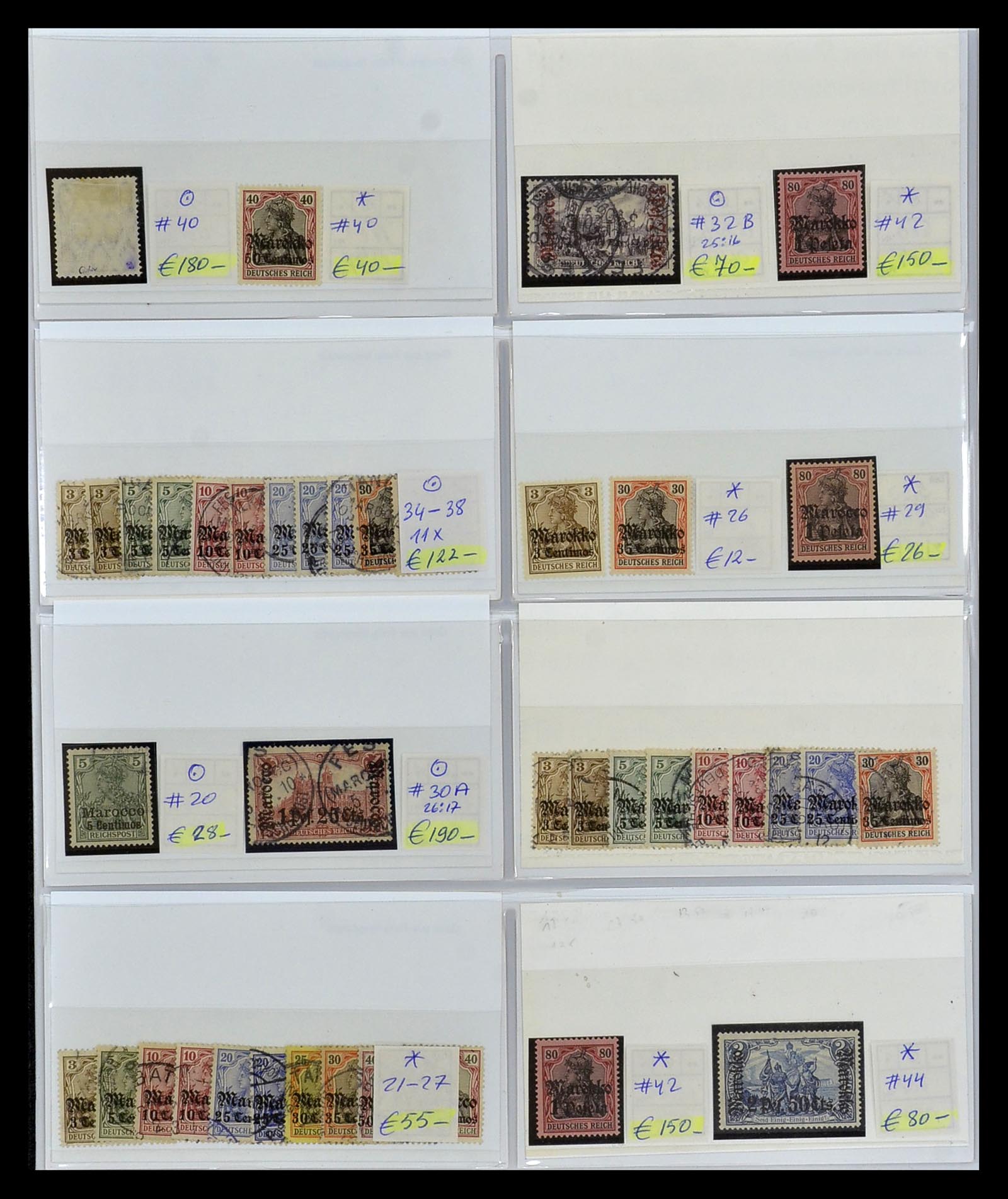 35140 004 - Postzegelverzameling 35140 Duitse koloniën 1884-1919.