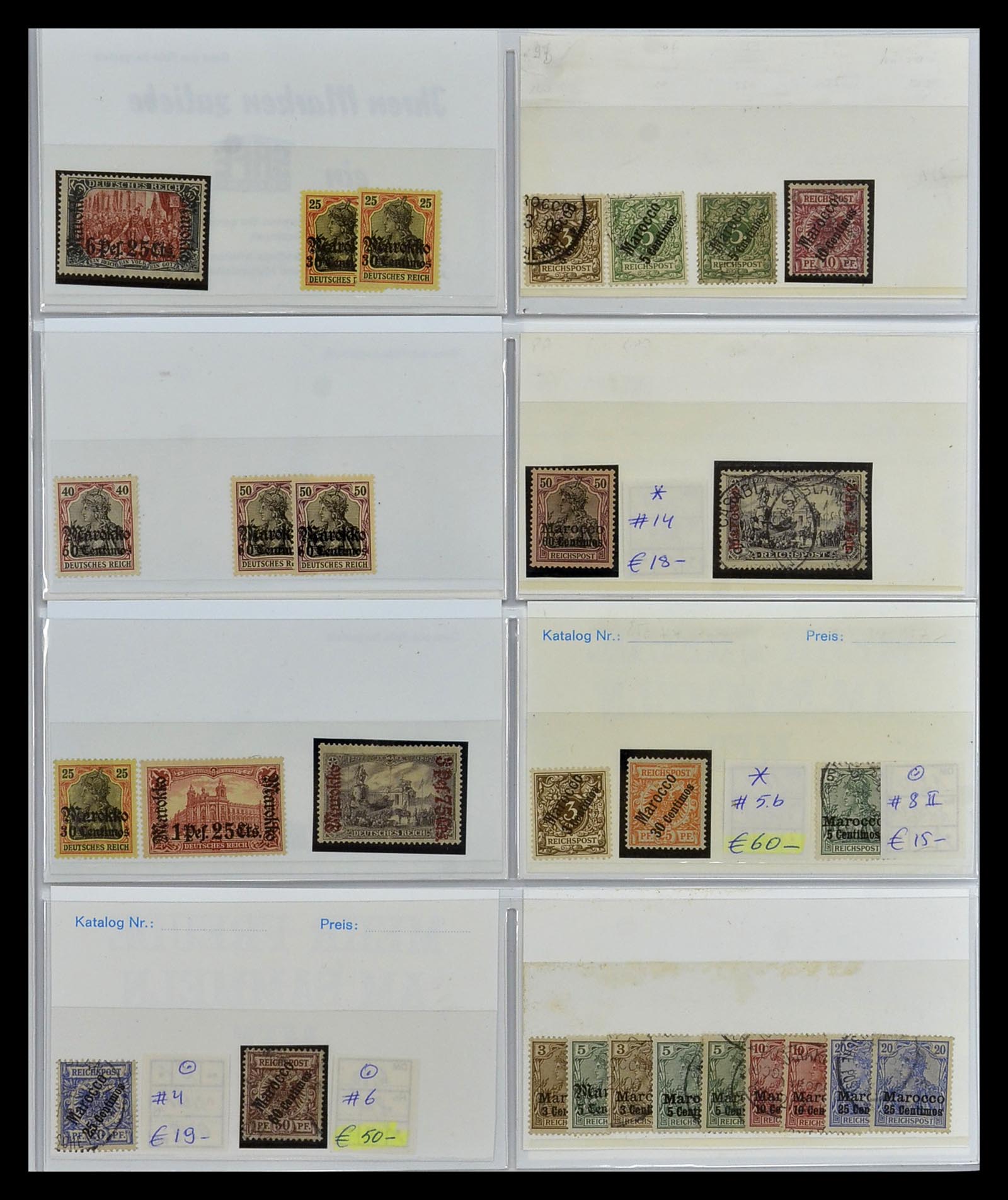 35140 007 - Stamp Collection 35140 German colonies 1884-1919.