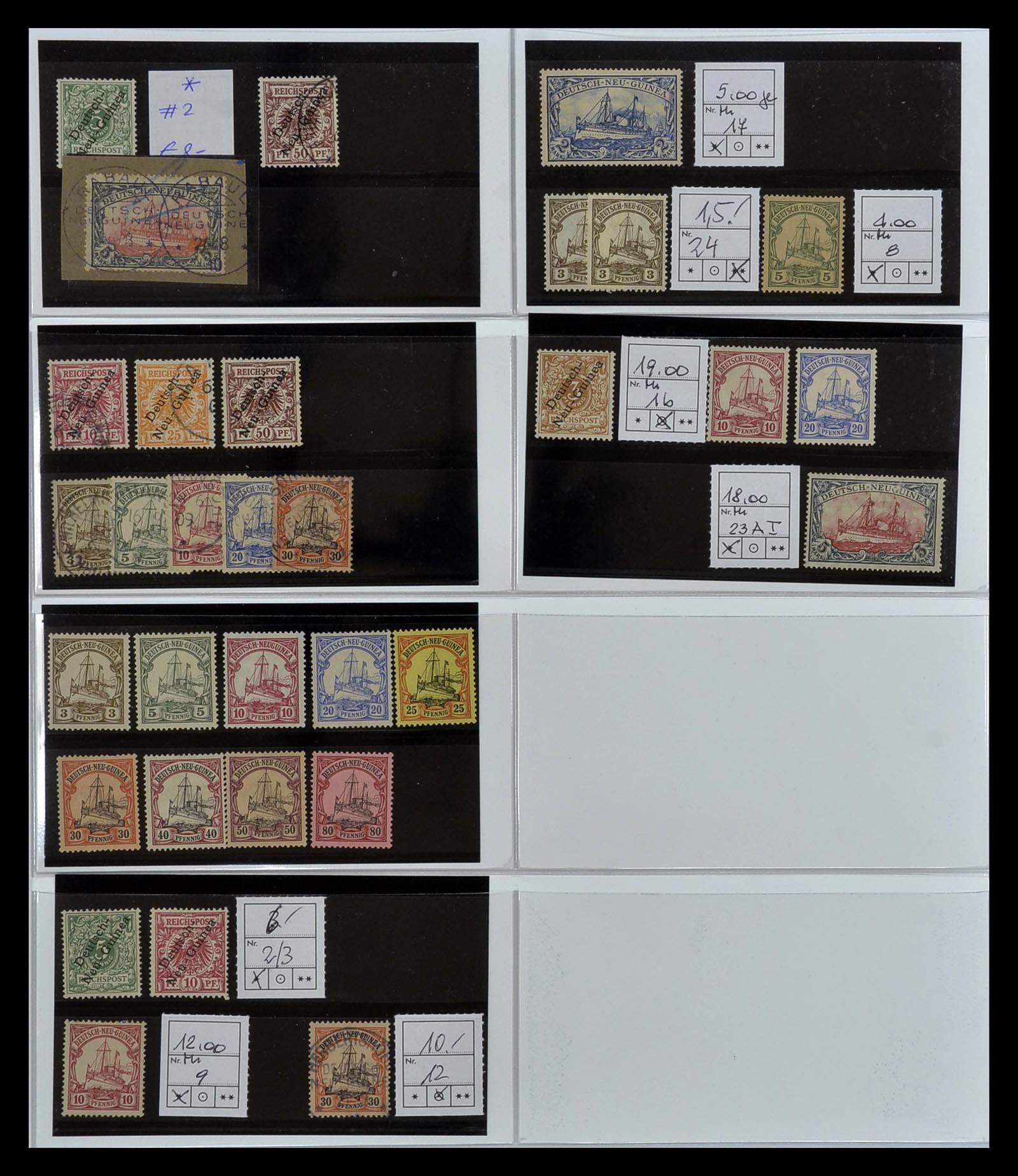 35140 013 - Postzegelverzameling 35140 Duitse koloniën 1884-1919.