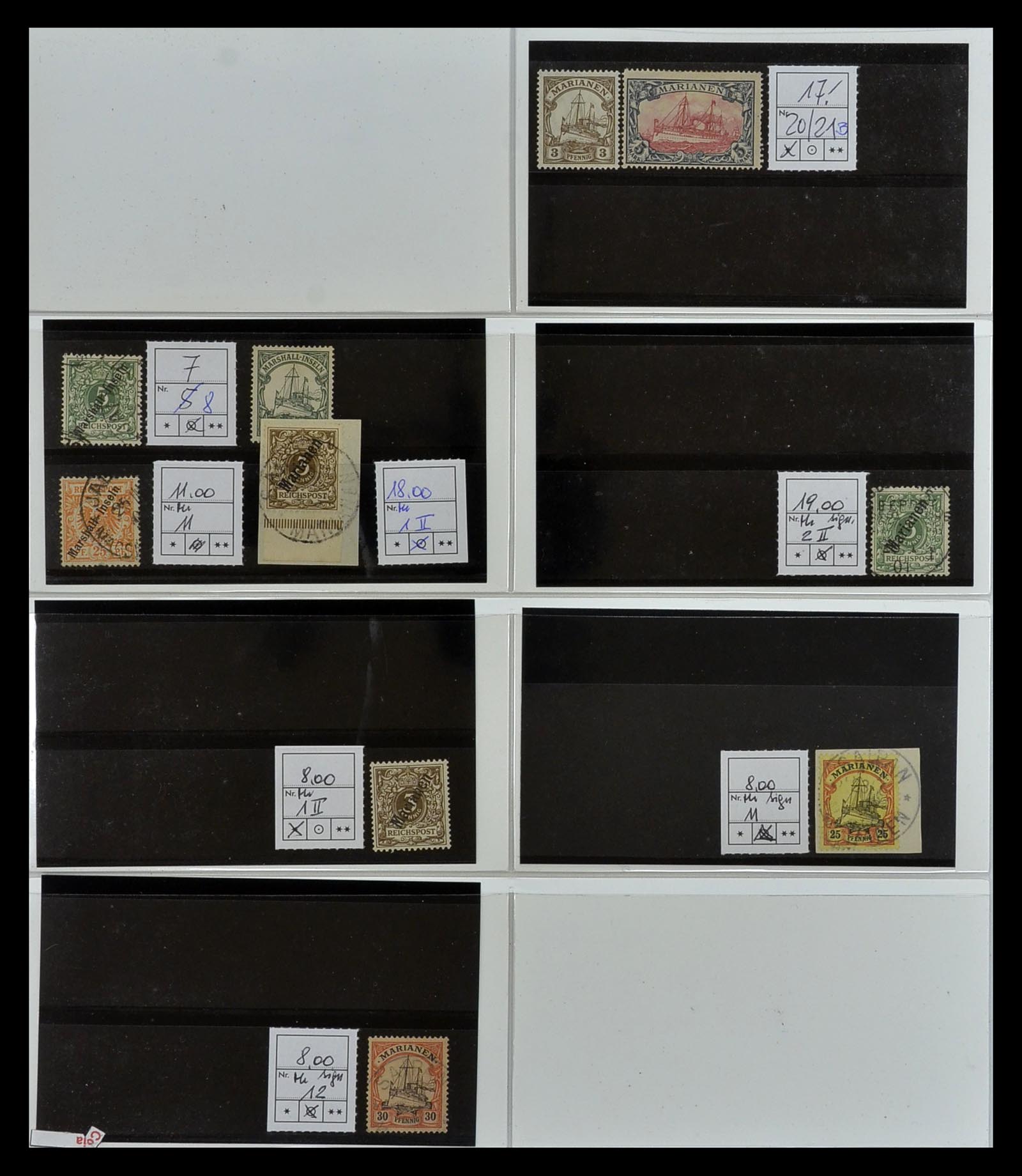 35140 020 - Postzegelverzameling 35140 Duitse koloniën 1884-1919.