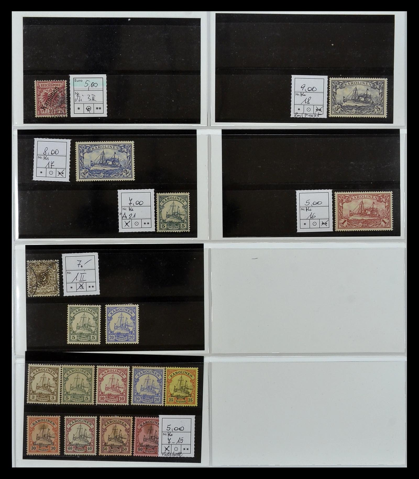 35140 021 - Postzegelverzameling 35140 Duitse koloniën 1884-1919.