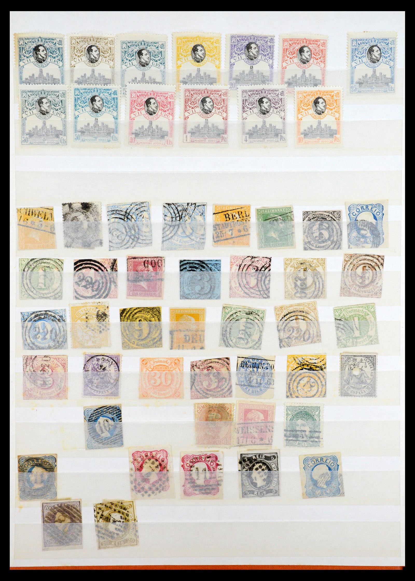35142 004 - Postzegelverzameling 35142 Betere zegels van diverse landen 1850-1920