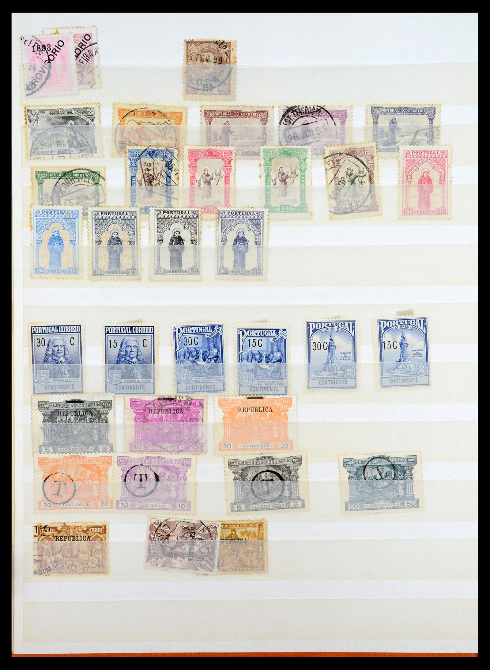 35142 006 - Postzegelverzameling 35142 Betere zegels van diverse landen 1850-1920