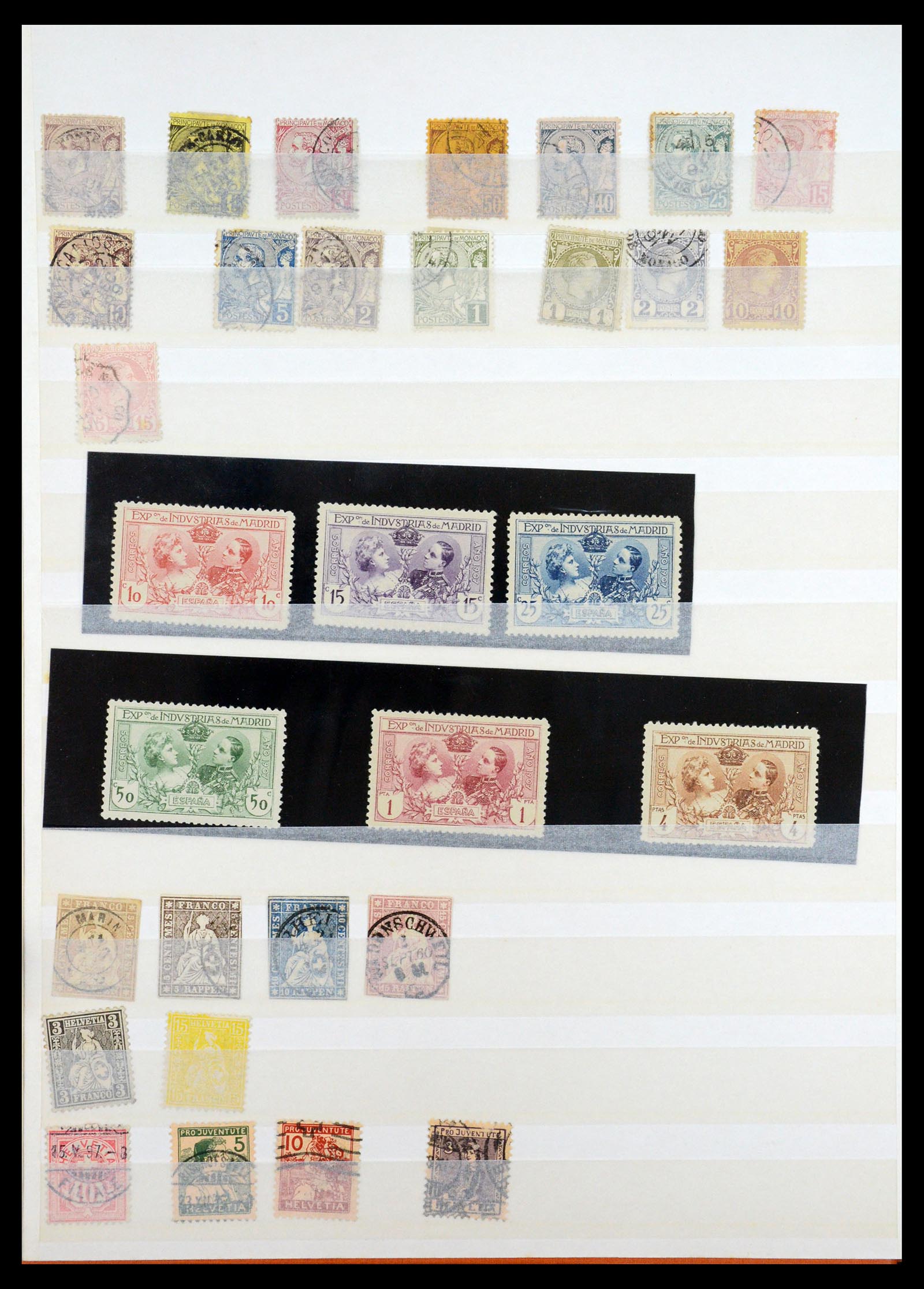 35142 008 - Postzegelverzameling 35142 Betere zegels van diverse landen 1850-1920