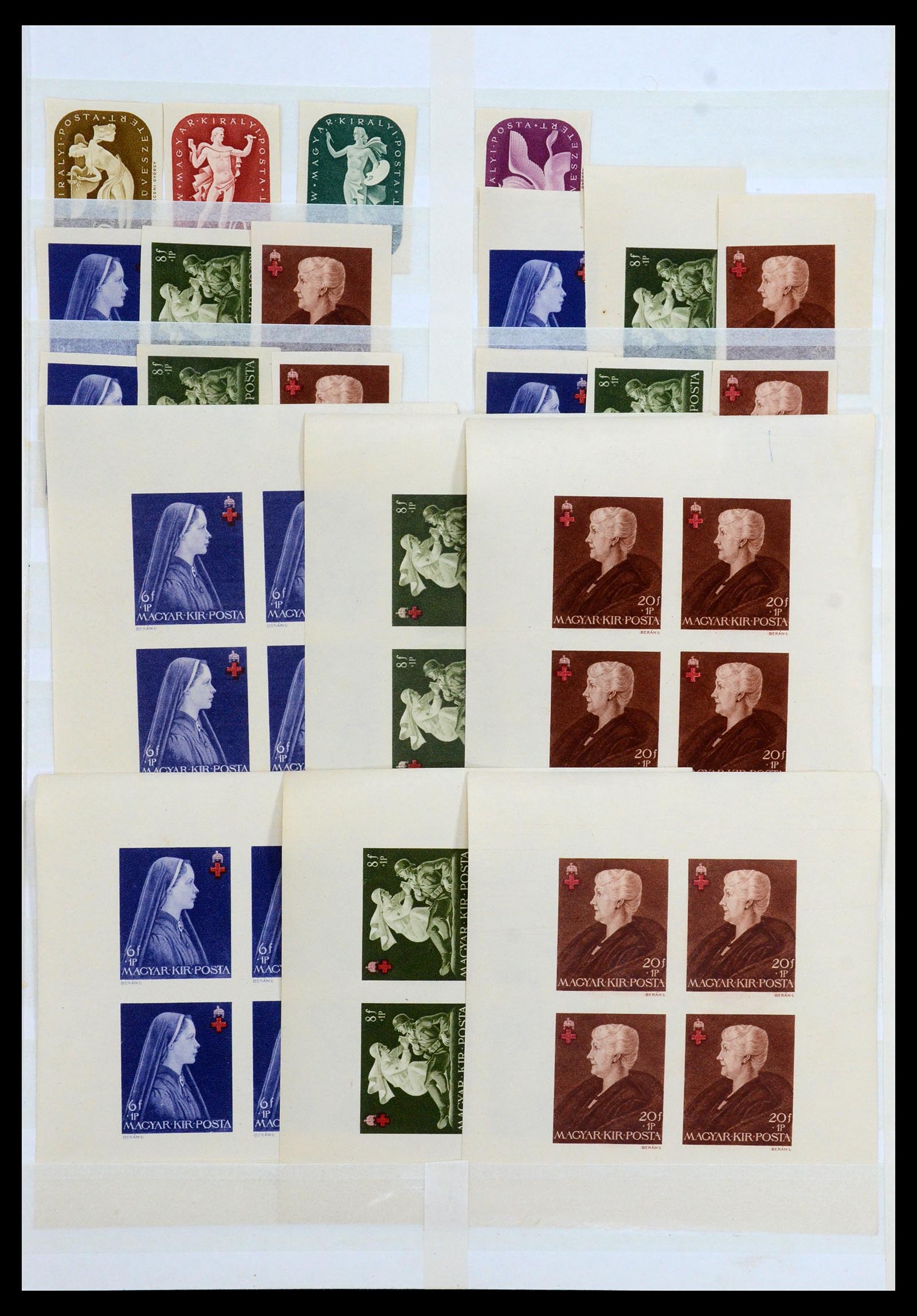 35143 001 - Postzegelverzameling 35143 Hongarije ONGETAND 1942-1991.