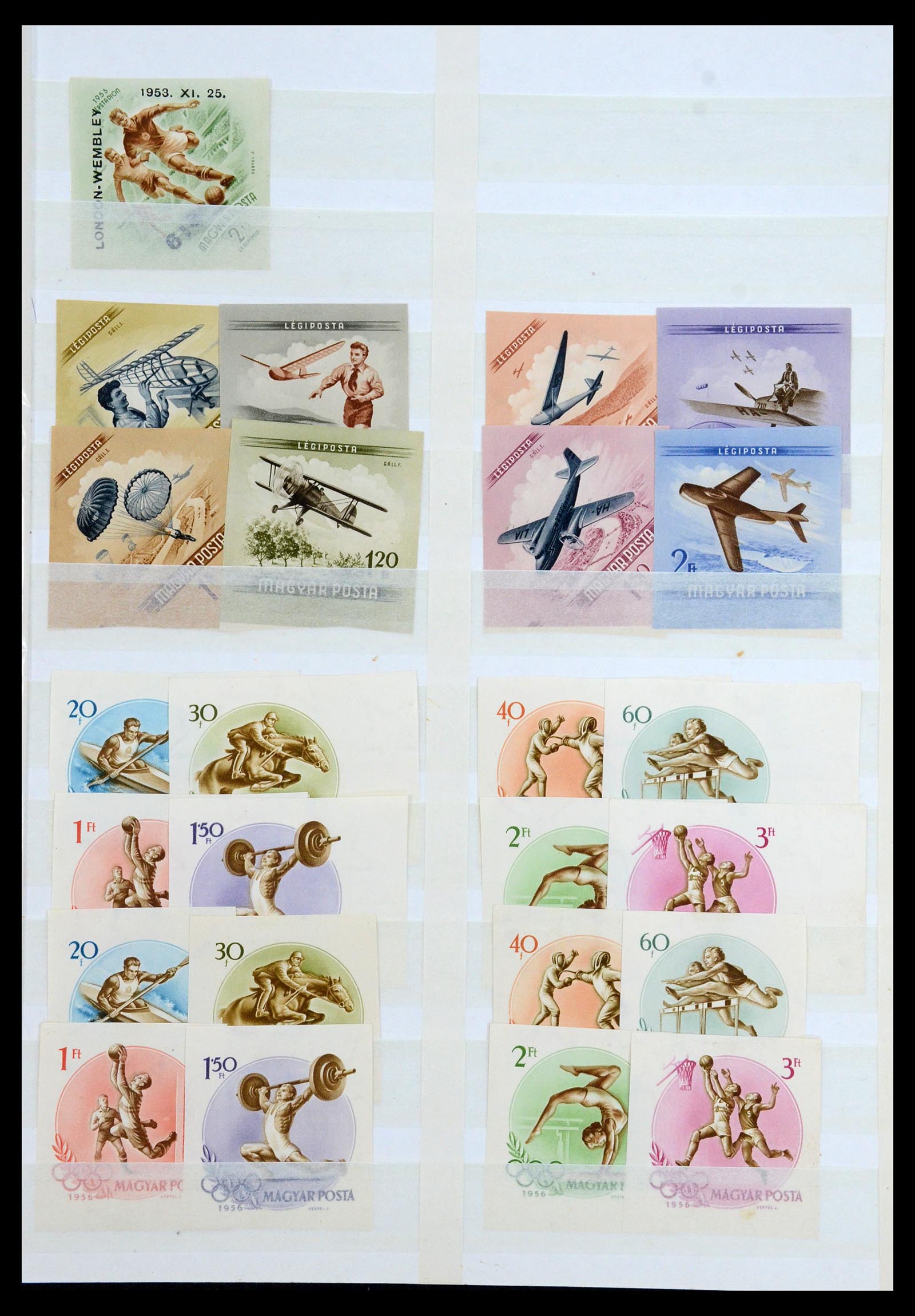 35143 005 - Postzegelverzameling 35143 Hongarije ONGETAND 1942-1991.