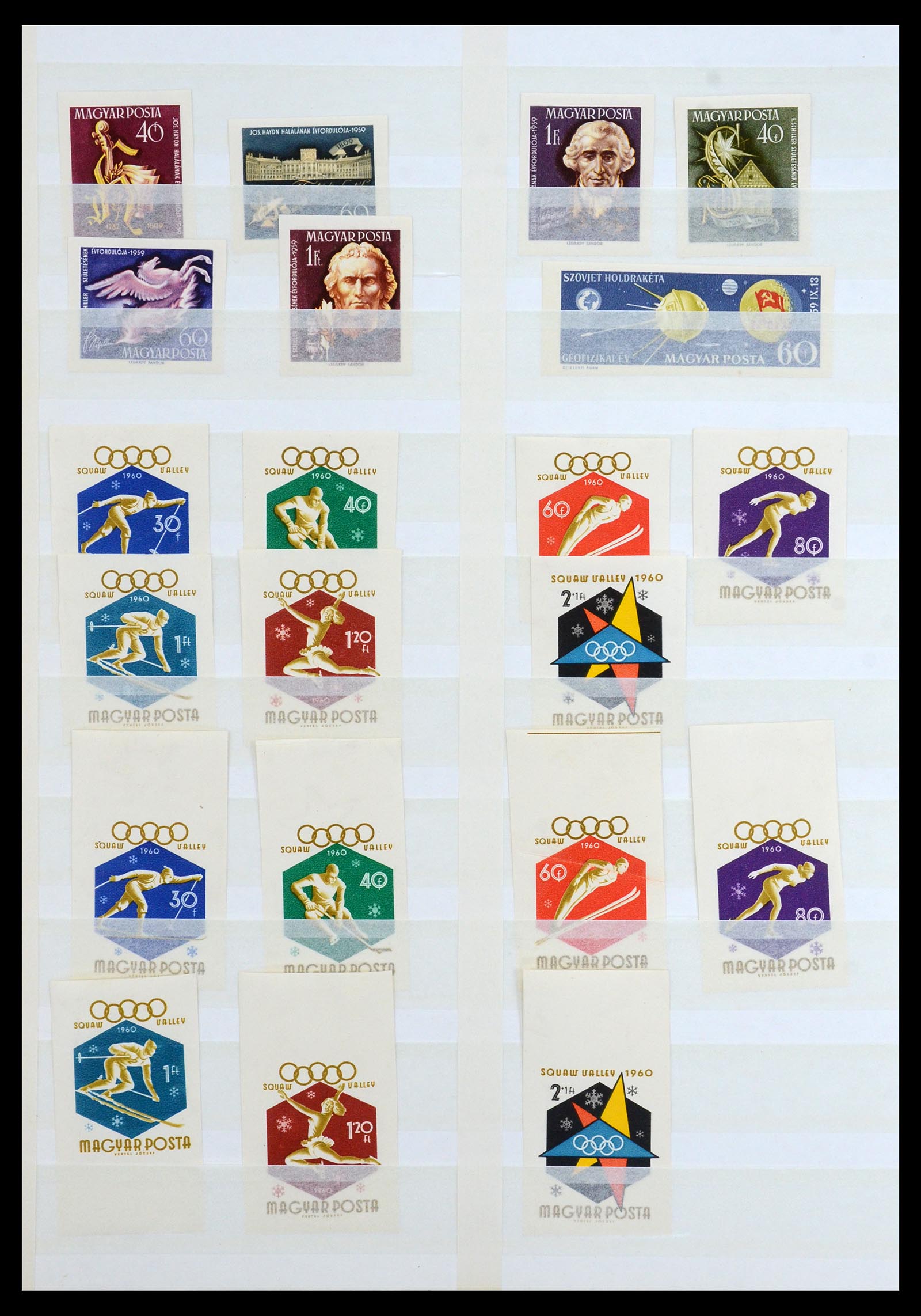 35143 008 - Postzegelverzameling 35143 Hongarije ONGETAND 1942-1991.