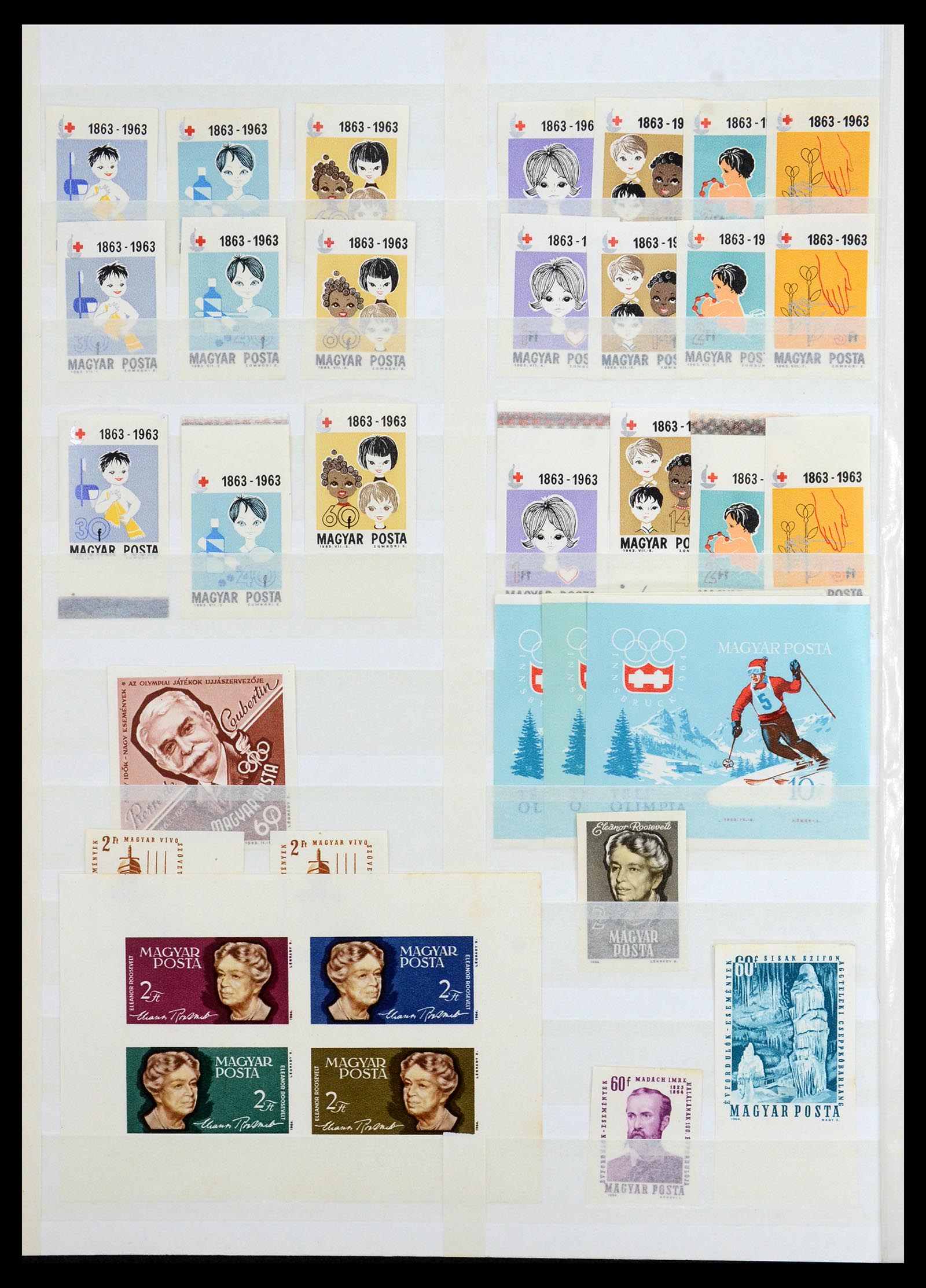 35143 016 - Postzegelverzameling 35143 Hongarije ONGETAND 1942-1991.