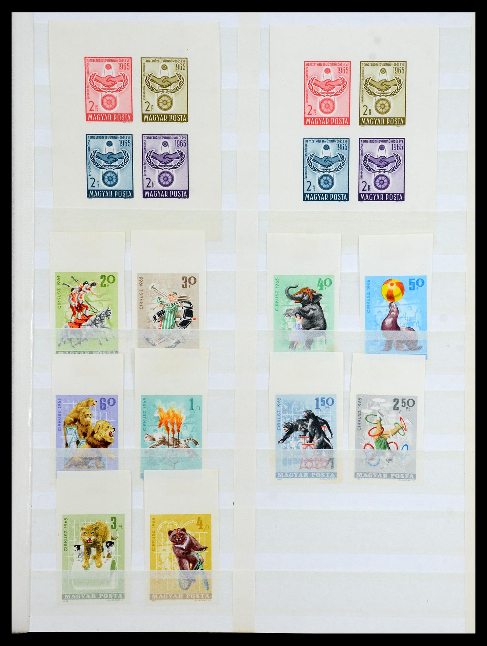 35143 023 - Postzegelverzameling 35143 Hongarije ONGETAND 1942-1991.