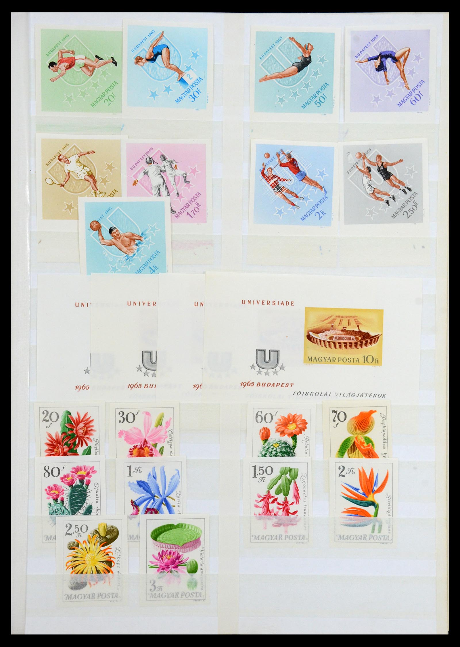 35143 025 - Postzegelverzameling 35143 Hongarije ONGETAND 1942-1991.