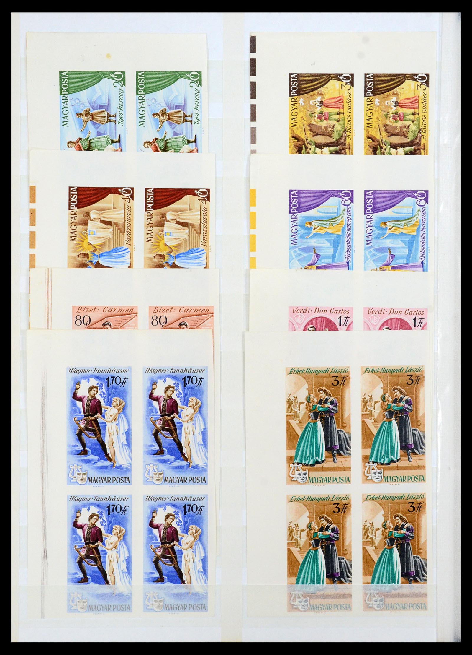 35143 038 - Postzegelverzameling 35143 Hongarije ONGETAND 1942-1991.
