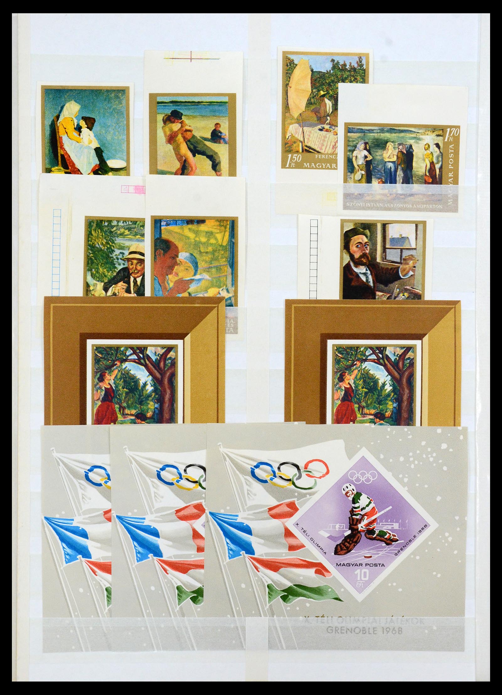 35143 040 - Postzegelverzameling 35143 Hongarije ONGETAND 1942-1991.
