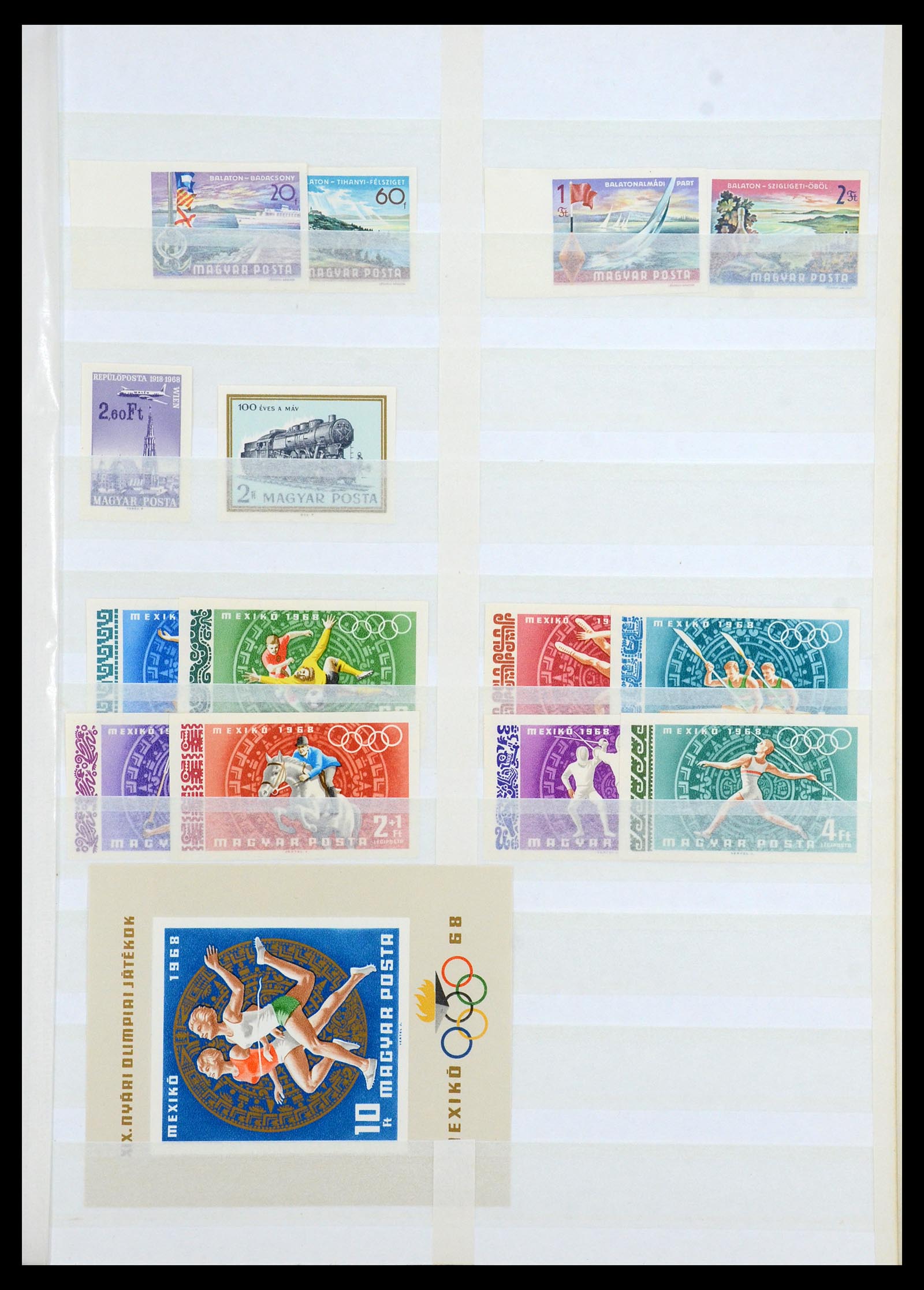 35143 043 - Postzegelverzameling 35143 Hongarije ONGETAND 1942-1991.