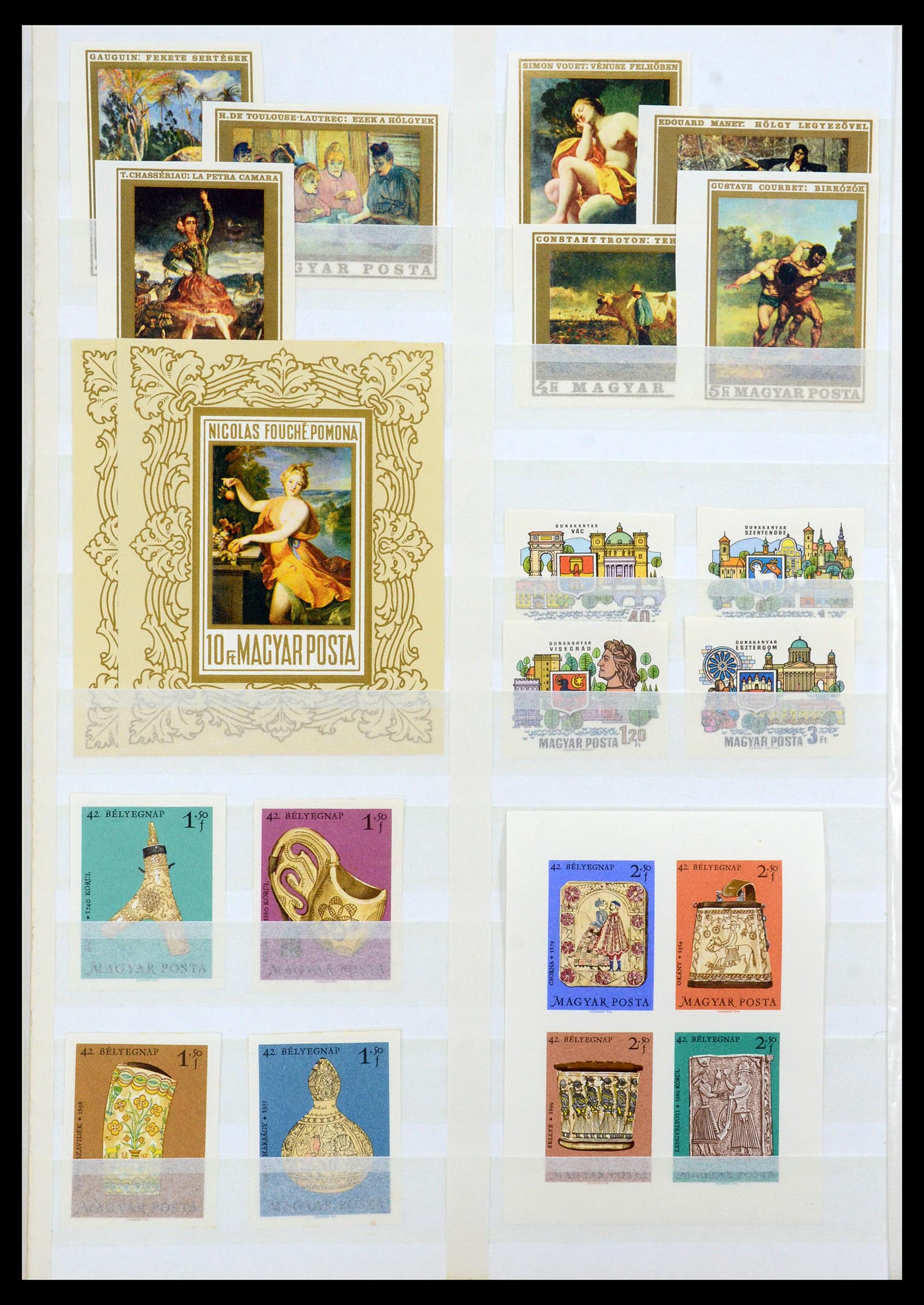 35143 048 - Postzegelverzameling 35143 Hongarije ONGETAND 1942-1991.