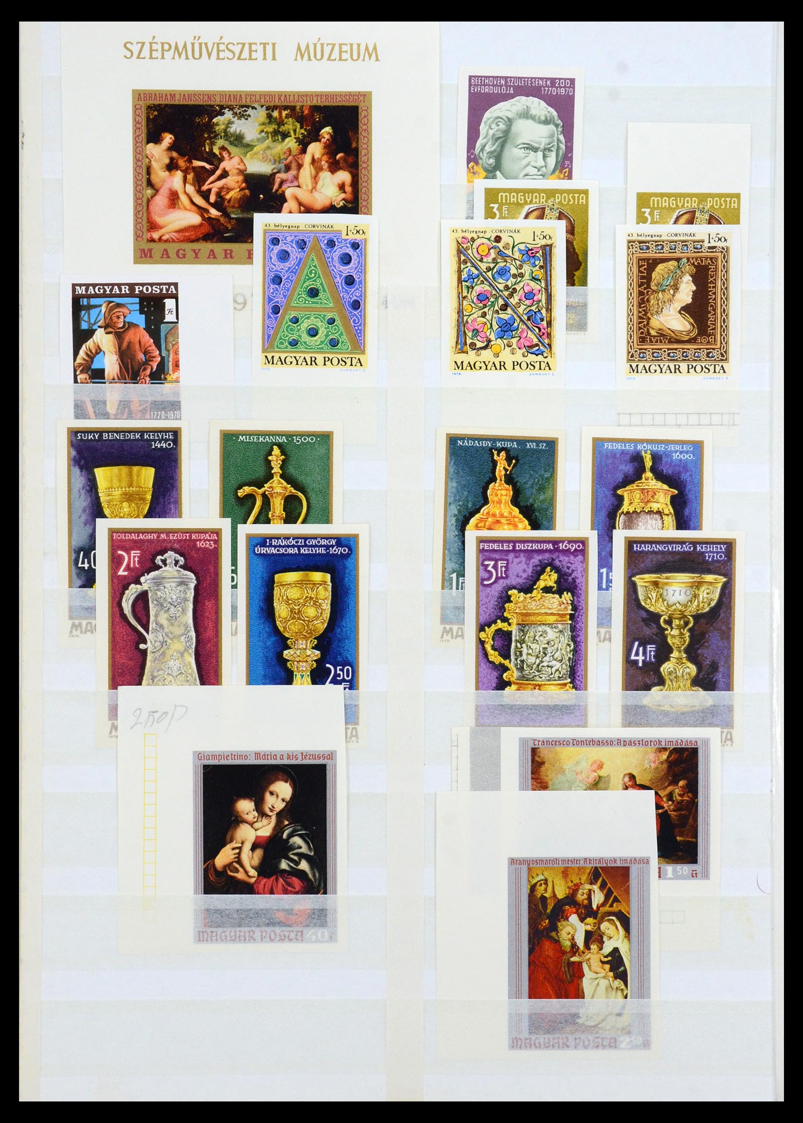 35143 052 - Postzegelverzameling 35143 Hongarije ONGETAND 1942-1991.