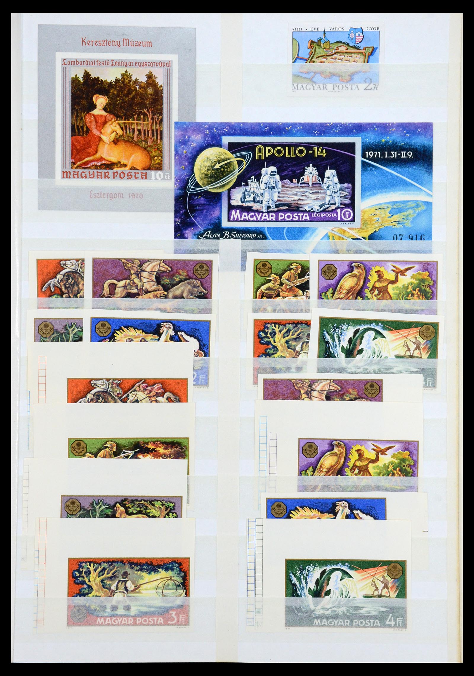 35143 053 - Postzegelverzameling 35143 Hongarije ONGETAND 1942-1991.