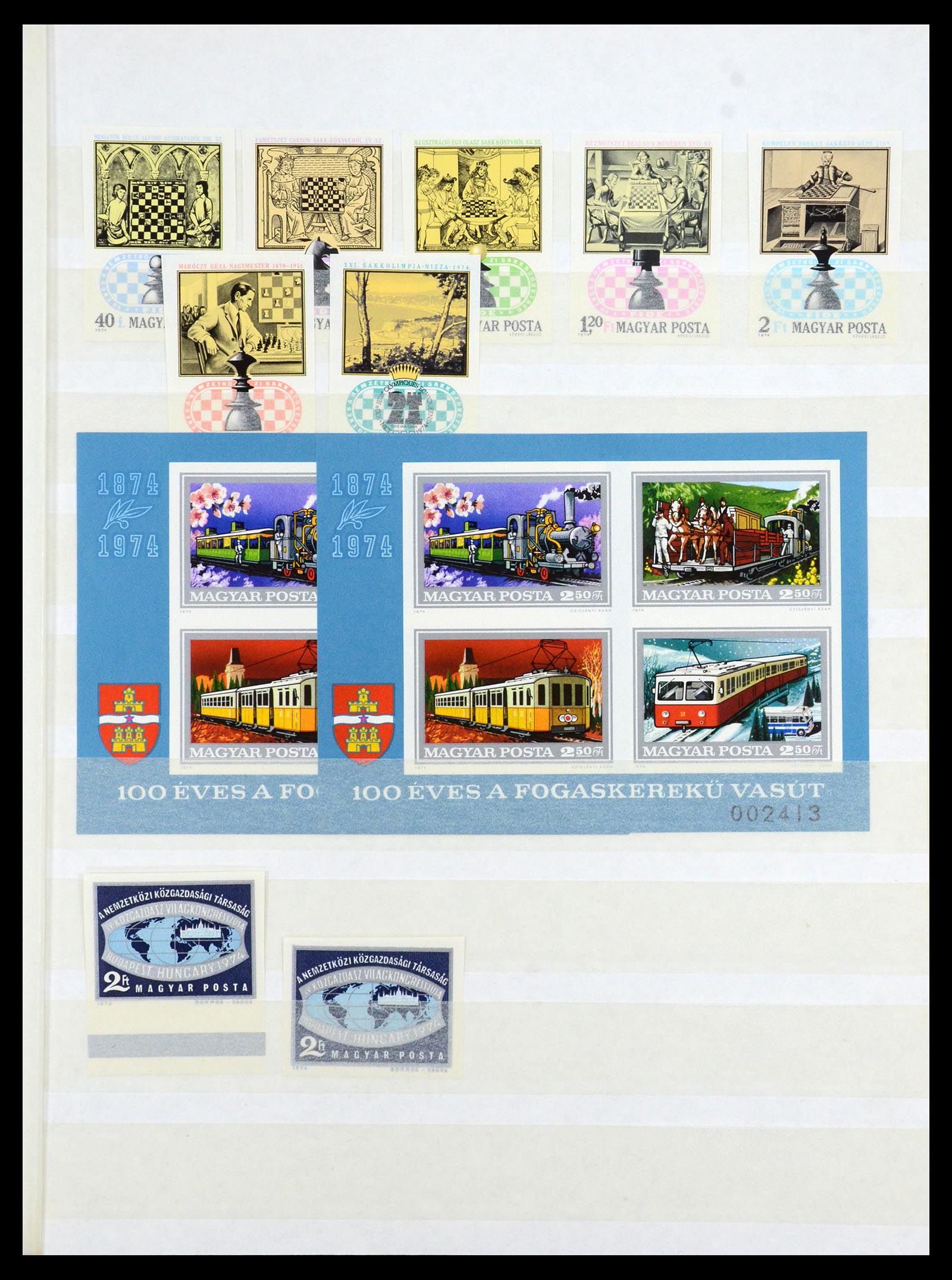 35143 069 - Postzegelverzameling 35143 Hongarije ONGETAND 1942-1991.