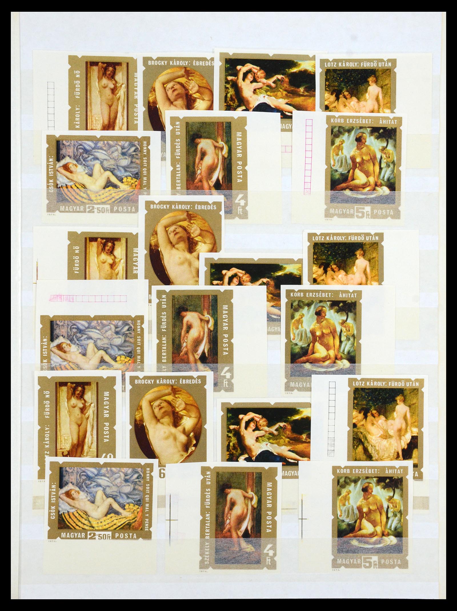 35143 071 - Postzegelverzameling 35143 Hongarije ONGETAND 1942-1991.