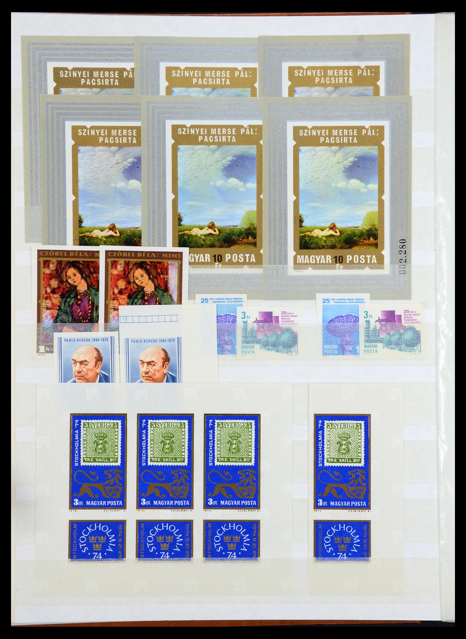 35143 072 - Postzegelverzameling 35143 Hongarije ONGETAND 1942-1991.