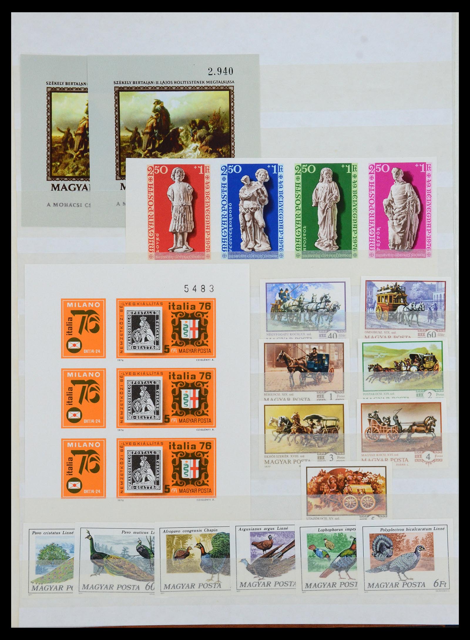 35143 082 - Postzegelverzameling 35143 Hongarije ONGETAND 1942-1991.