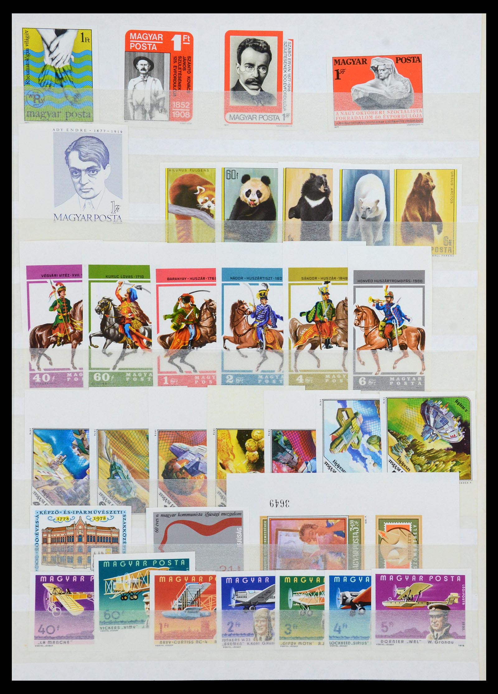 35143 085 - Postzegelverzameling 35143 Hongarije ONGETAND 1942-1991.