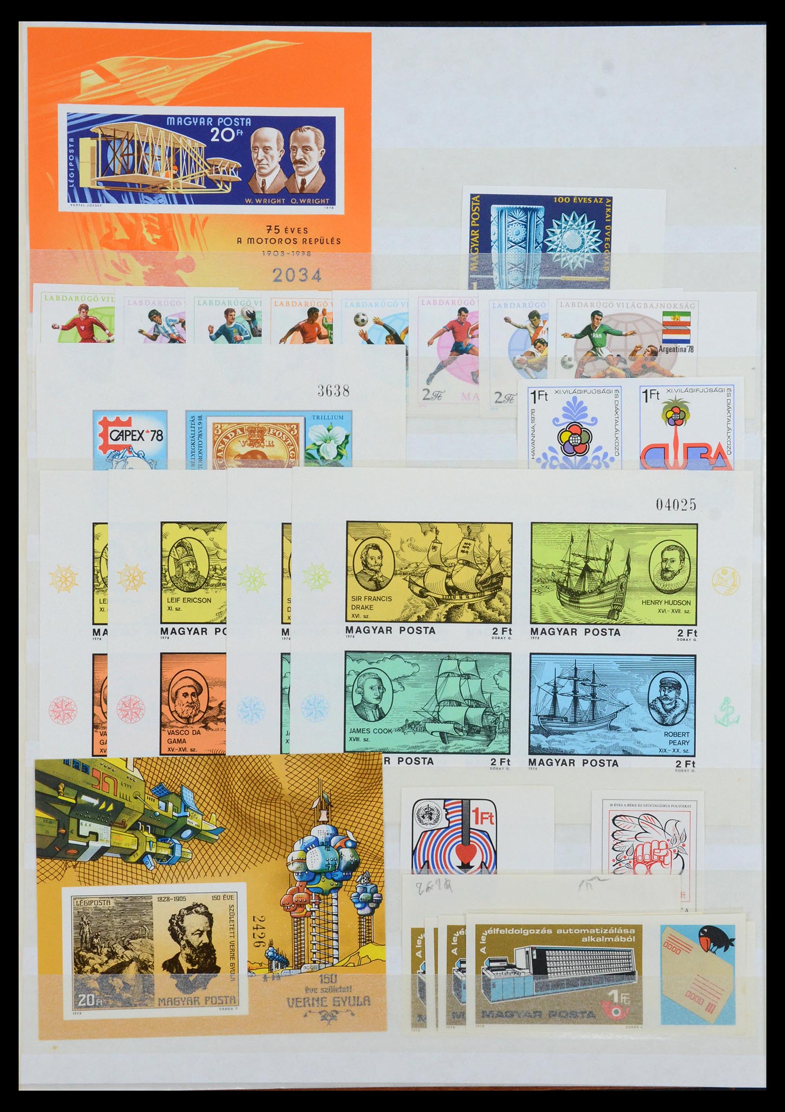 35143 086 - Postzegelverzameling 35143 Hongarije ONGETAND 1942-1991.