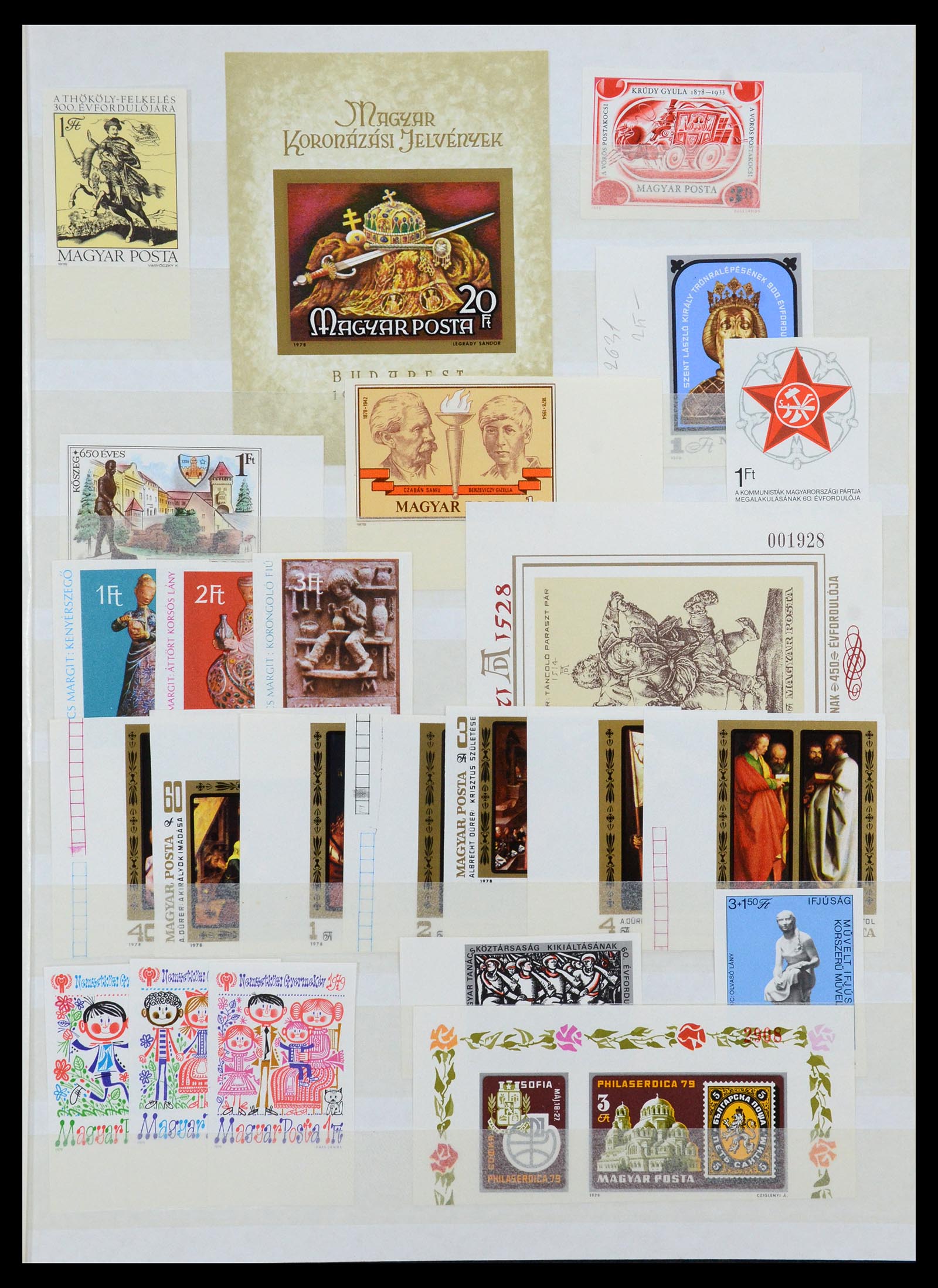 35143 087 - Postzegelverzameling 35143 Hongarije ONGETAND 1942-1991.