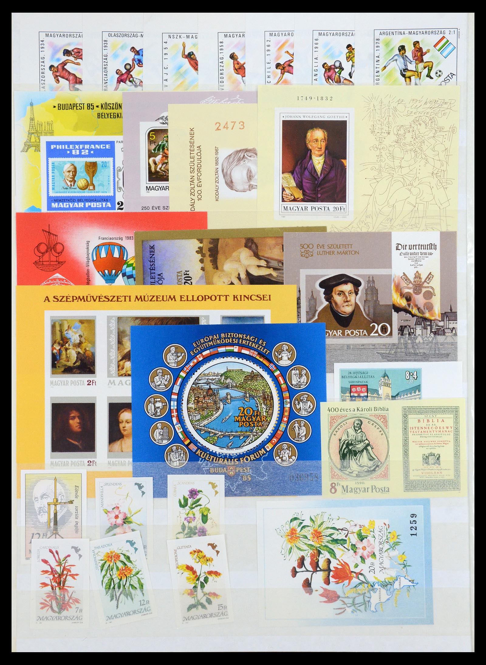 35143 090 - Postzegelverzameling 35143 Hongarije ONGETAND 1942-1991.