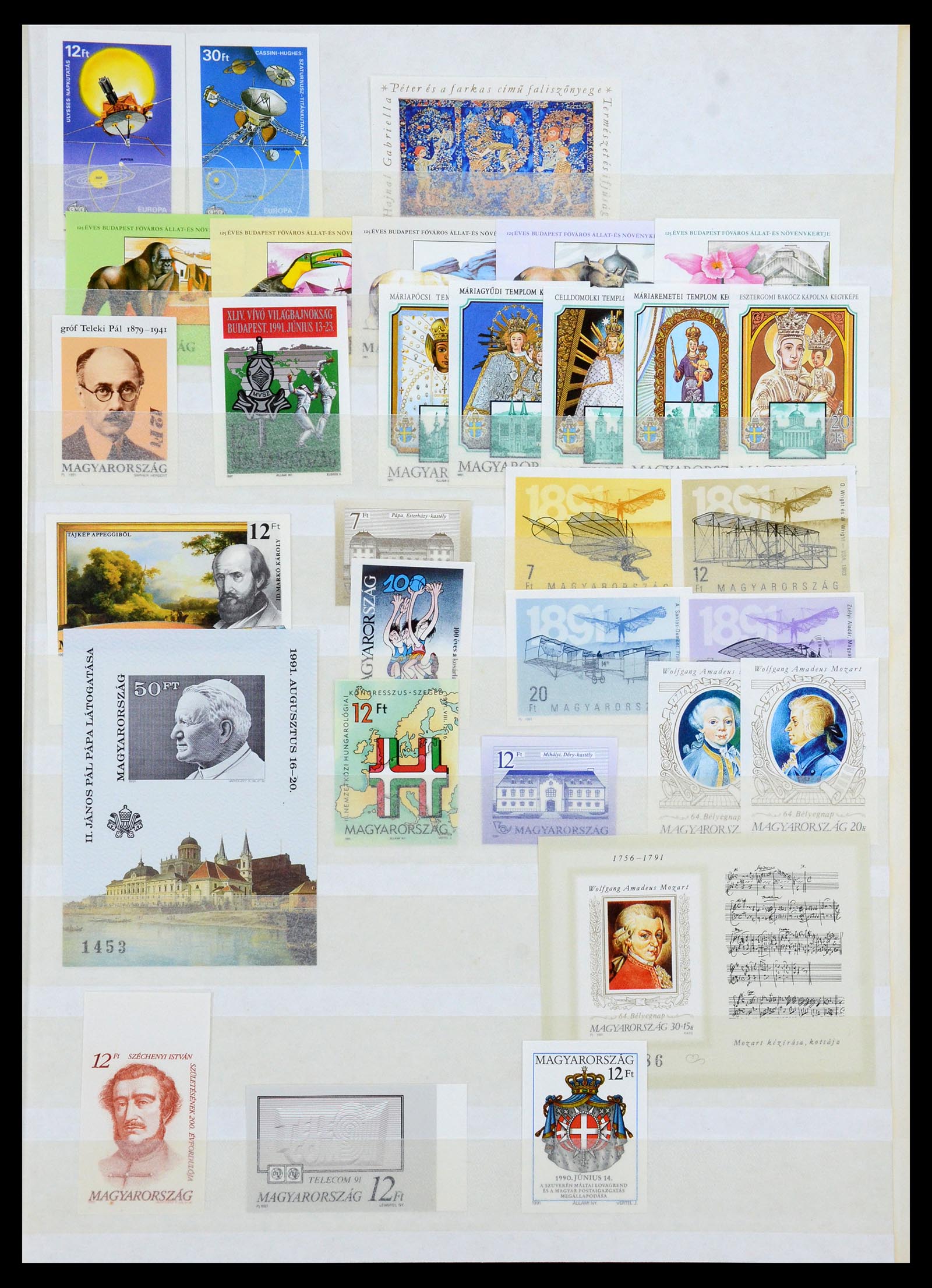 35143 091 - Postzegelverzameling 35143 Hongarije ONGETAND 1942-1991.