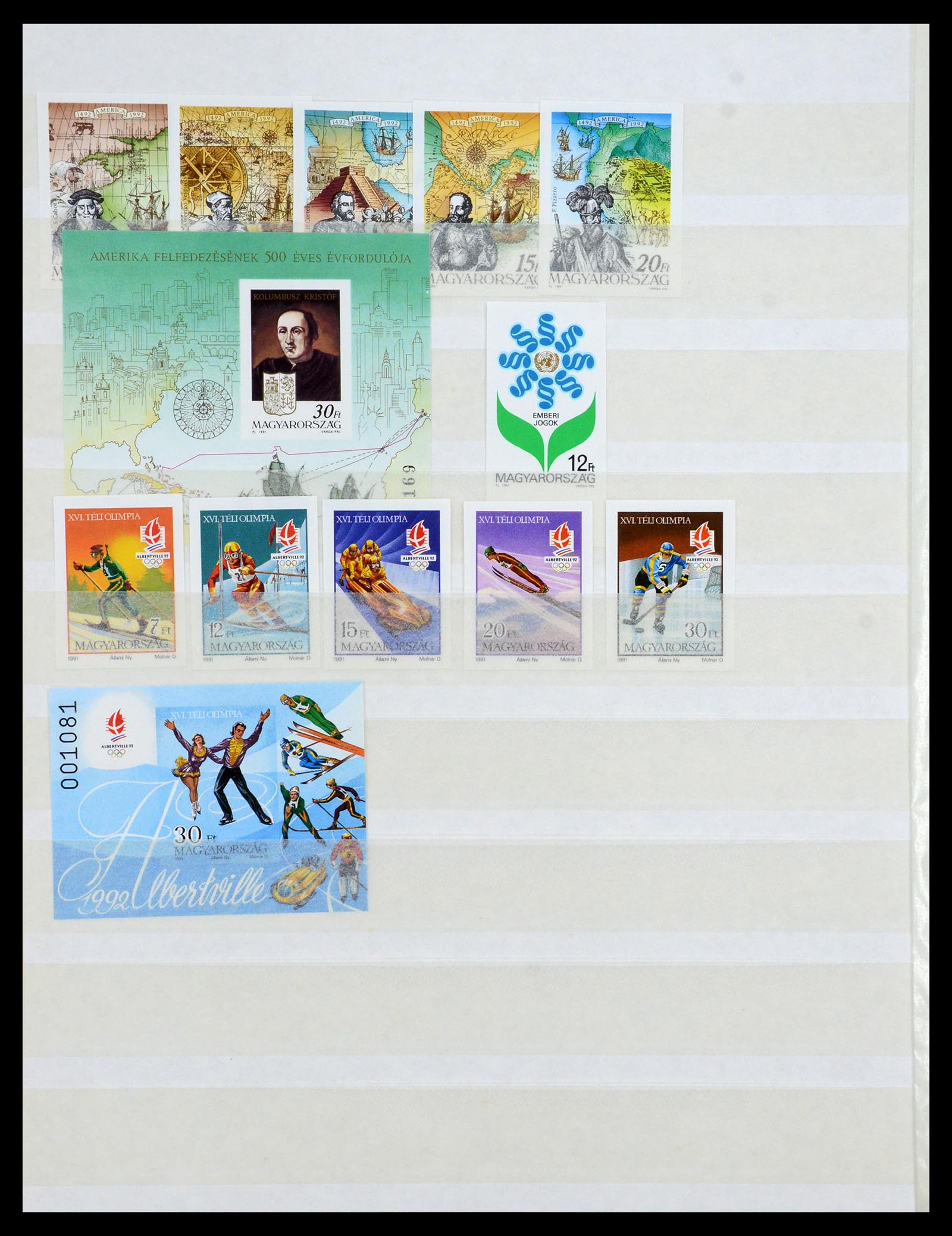 35143 092 - Postzegelverzameling 35143 Hongarije ONGETAND 1942-1991.