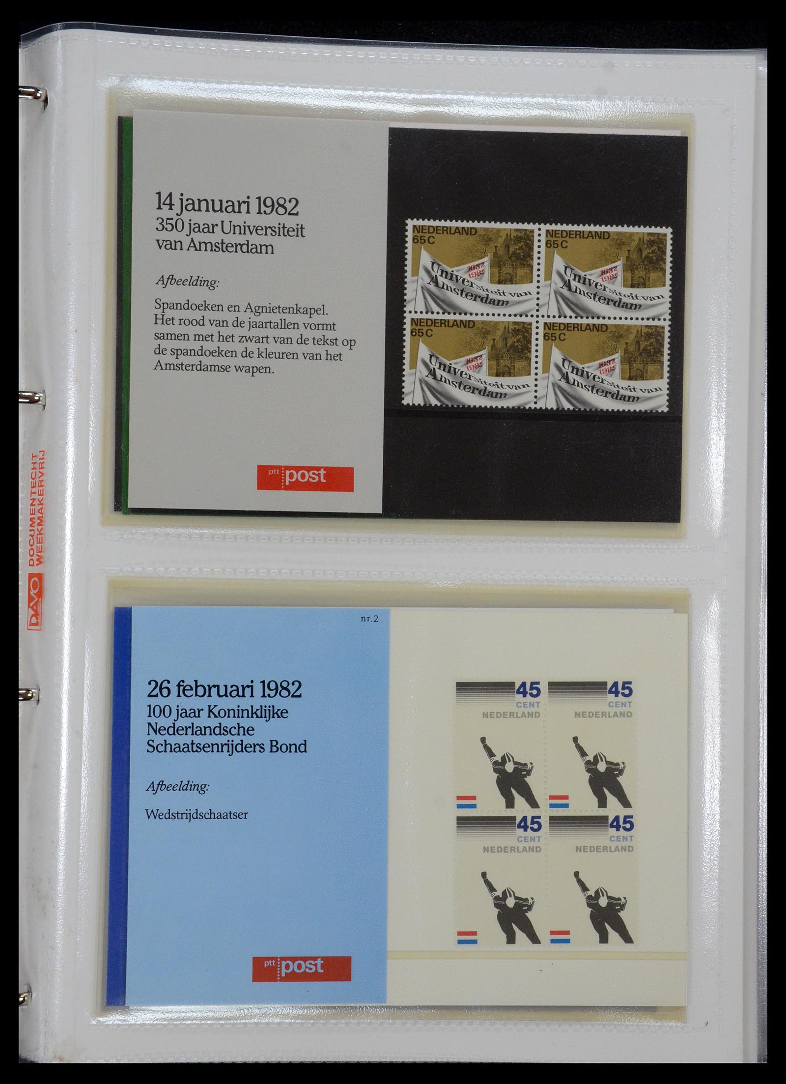 35144 001 - Postzegelverzameling 35144 Nederland PTT mapjes 1982-2021!