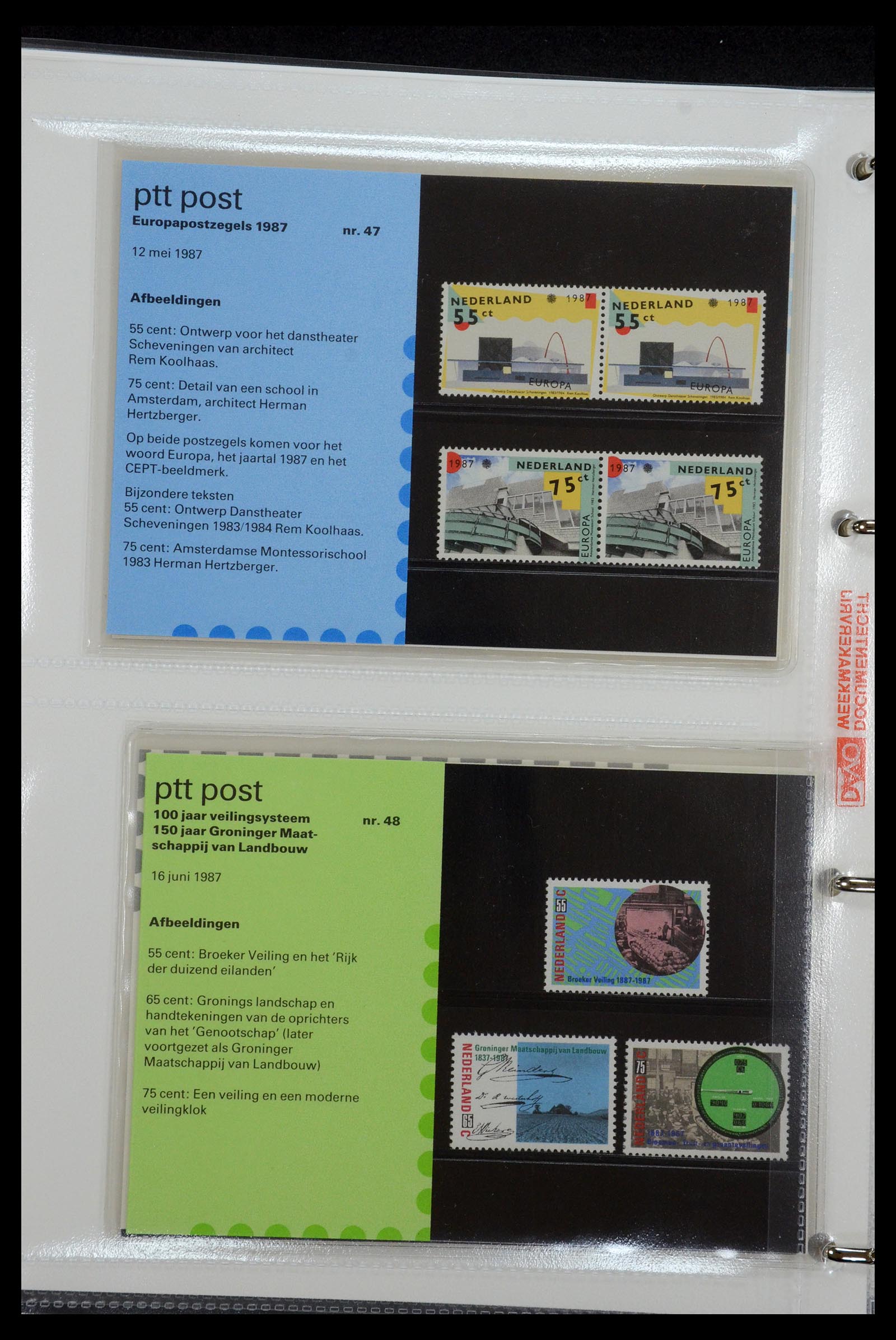 35144 024 - Postzegelverzameling 35144 Nederland PTT mapjes 1982-2021!