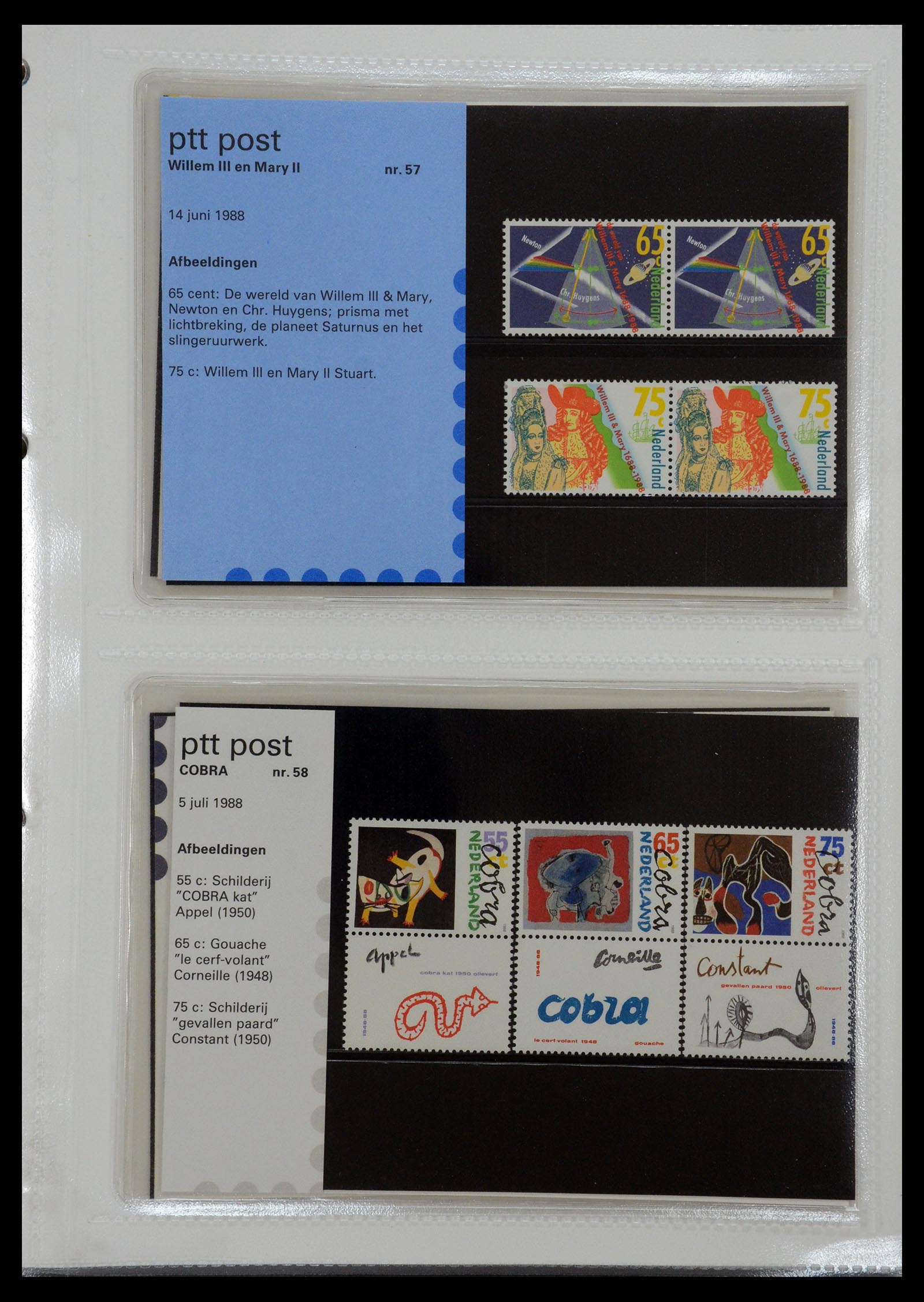 35144 029 - Postzegelverzameling 35144 Nederland PTT mapjes 1982-2021!