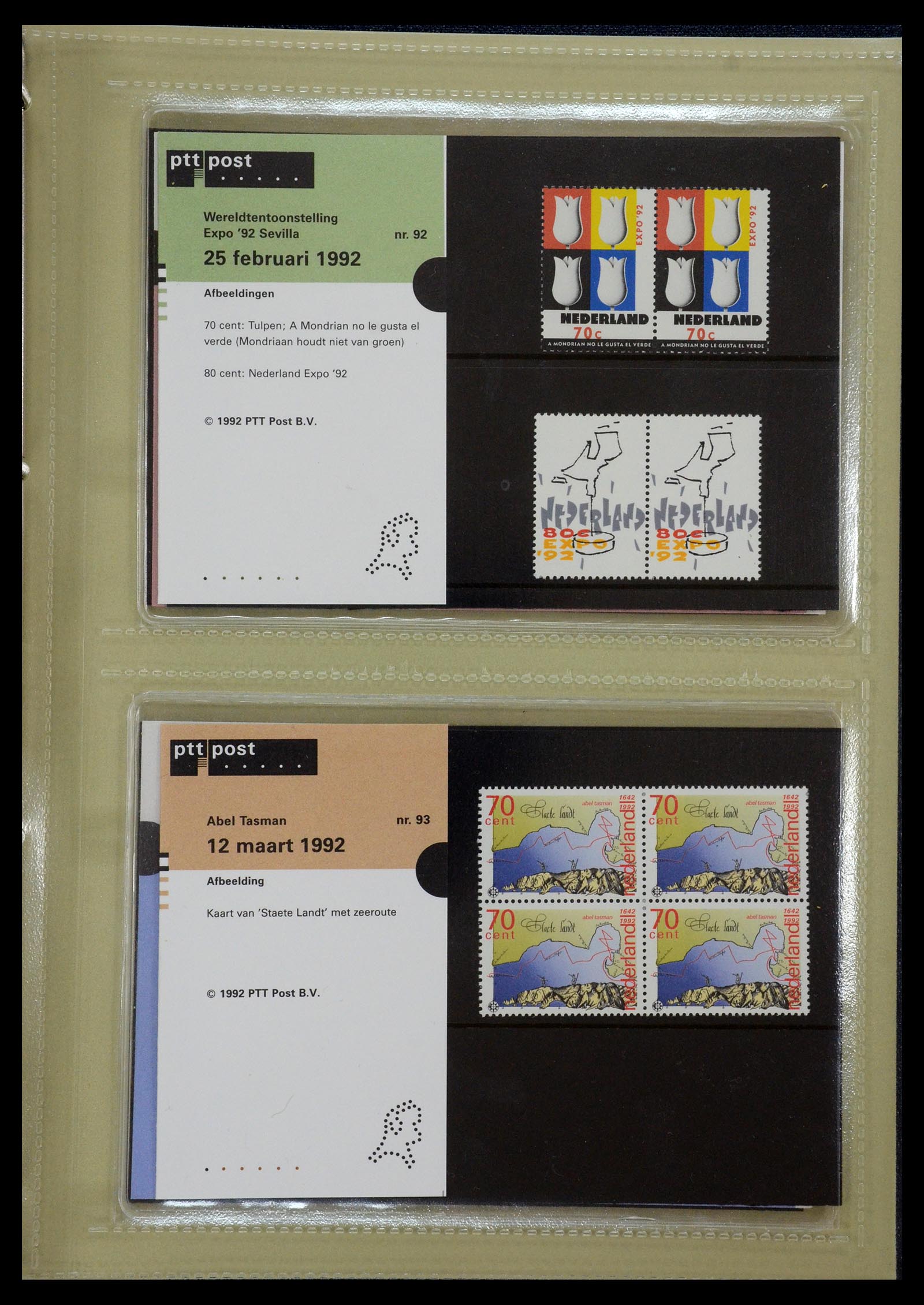 35144 047 - Postzegelverzameling 35144 Nederland PTT mapjes 1982-2021!