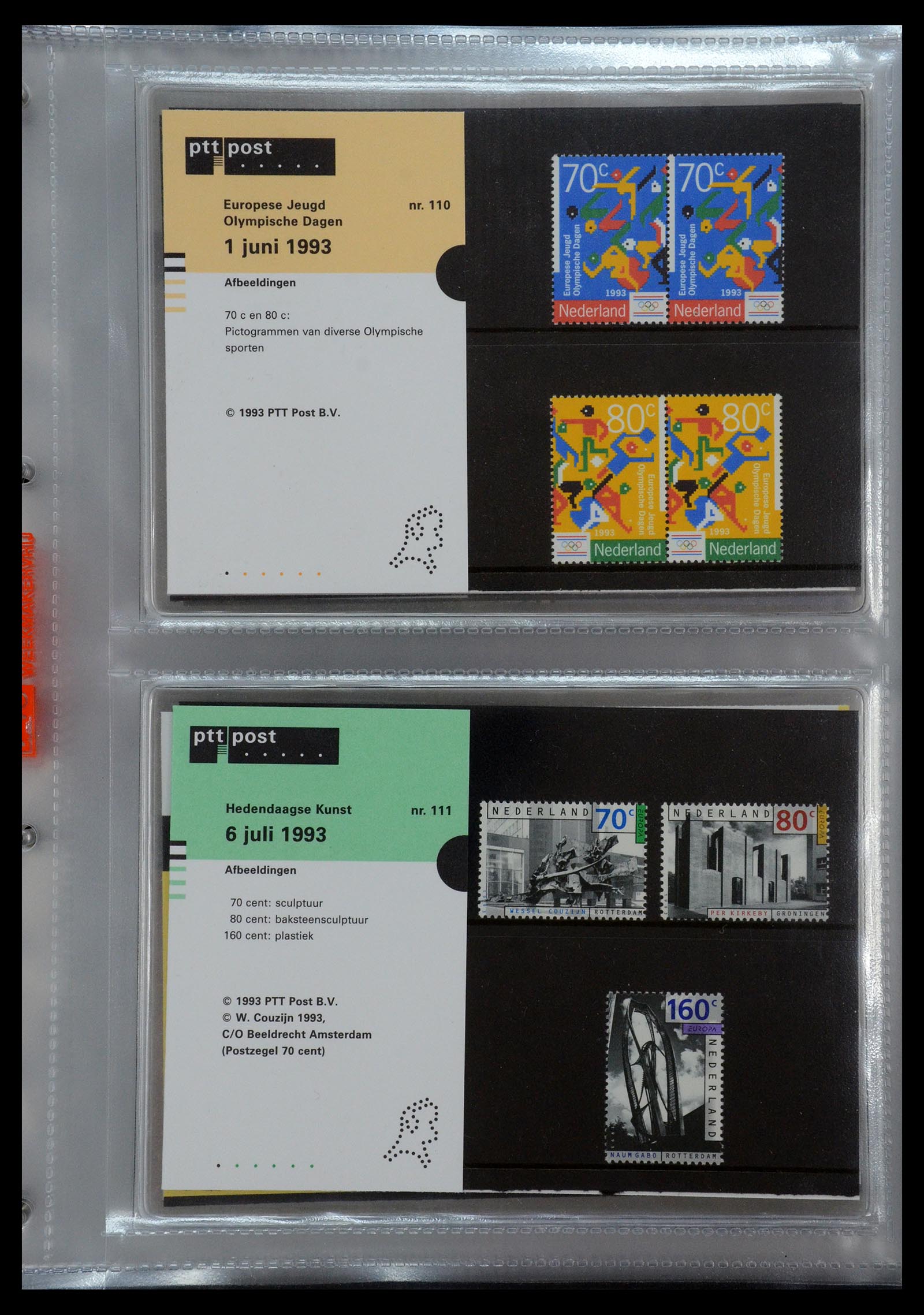 35144 057 - Postzegelverzameling 35144 Nederland PTT mapjes 1982-2021!