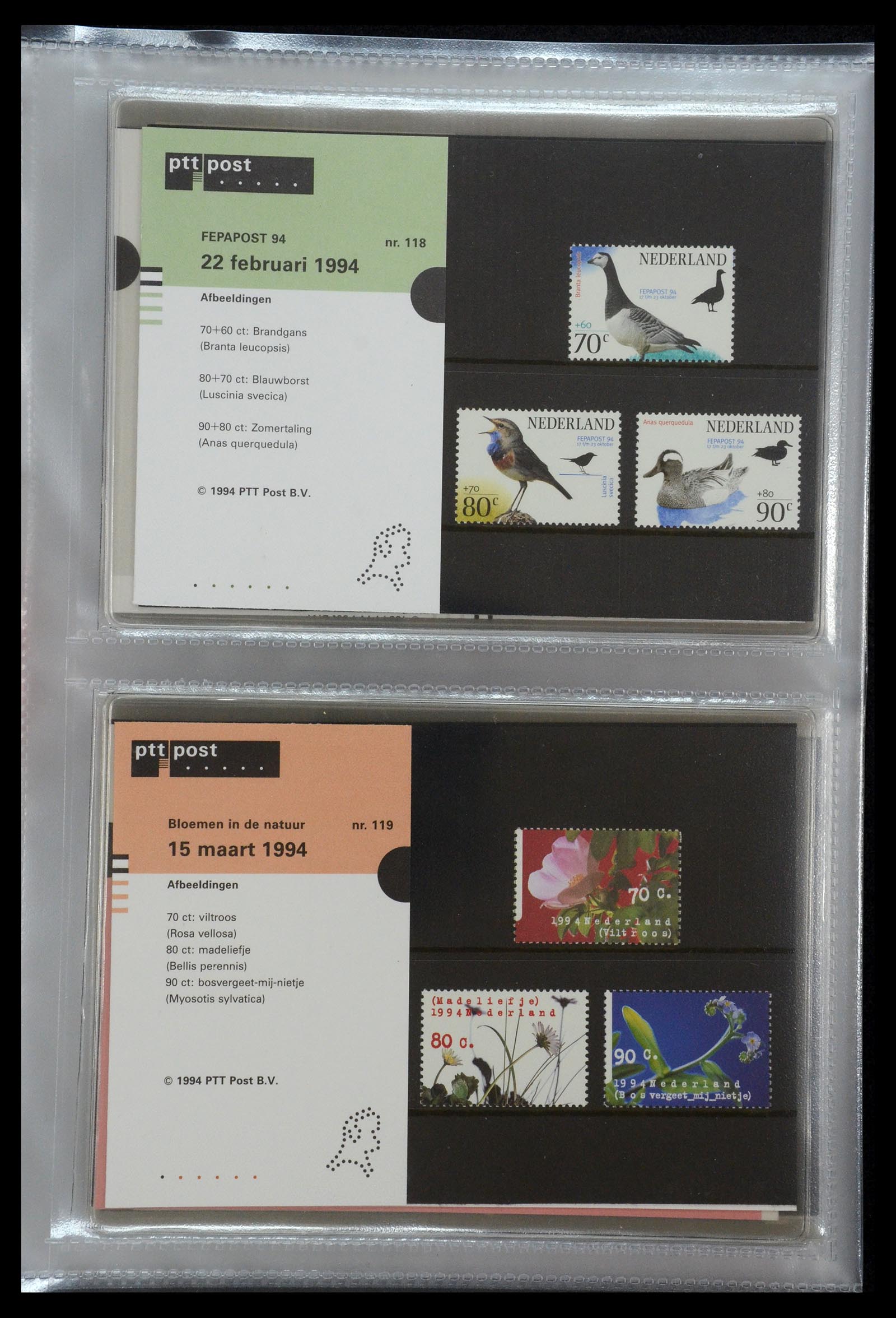35144 061 - Postzegelverzameling 35144 Nederland PTT mapjes 1982-2021!