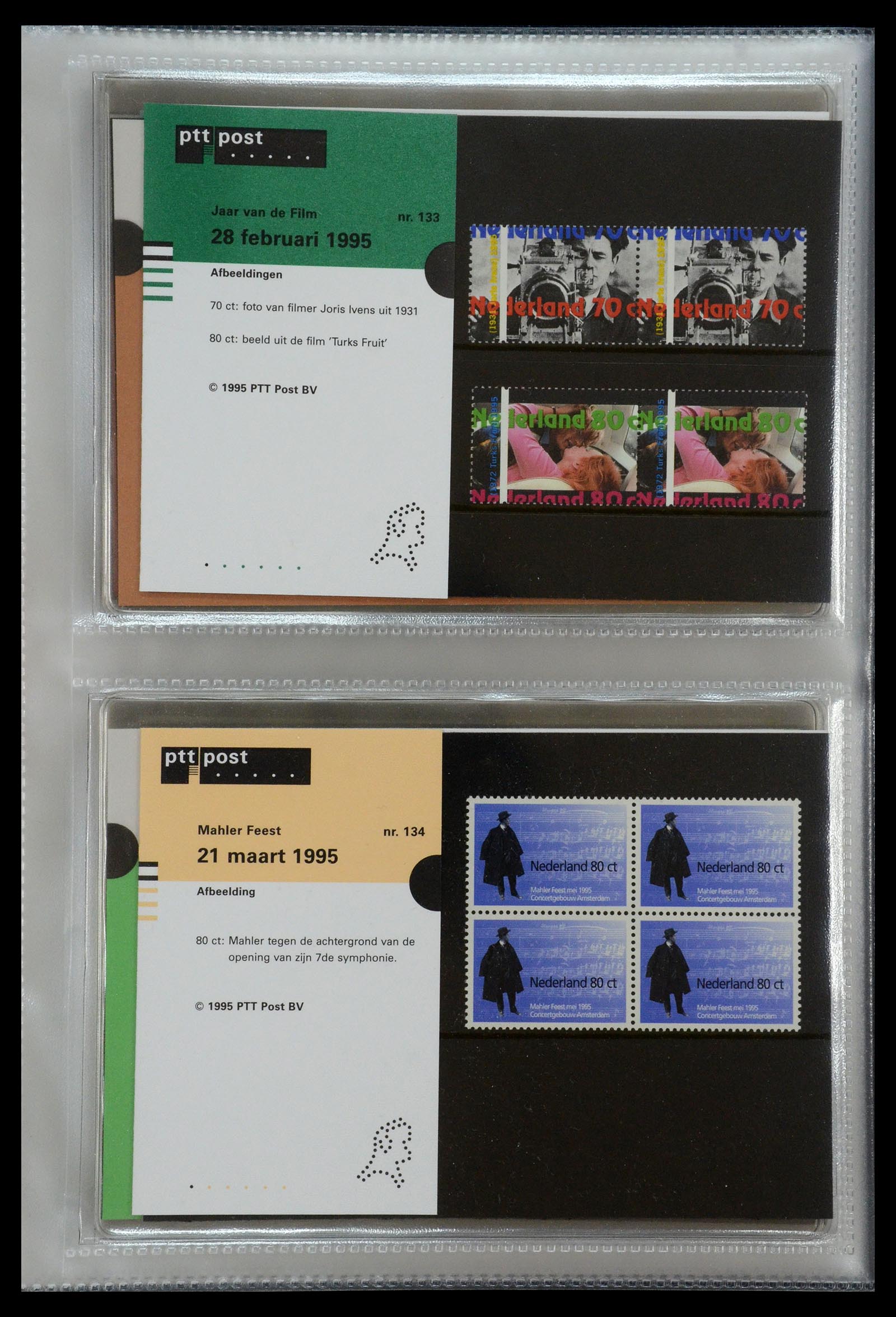 35144 069 - Postzegelverzameling 35144 Nederland PTT mapjes 1982-2021!