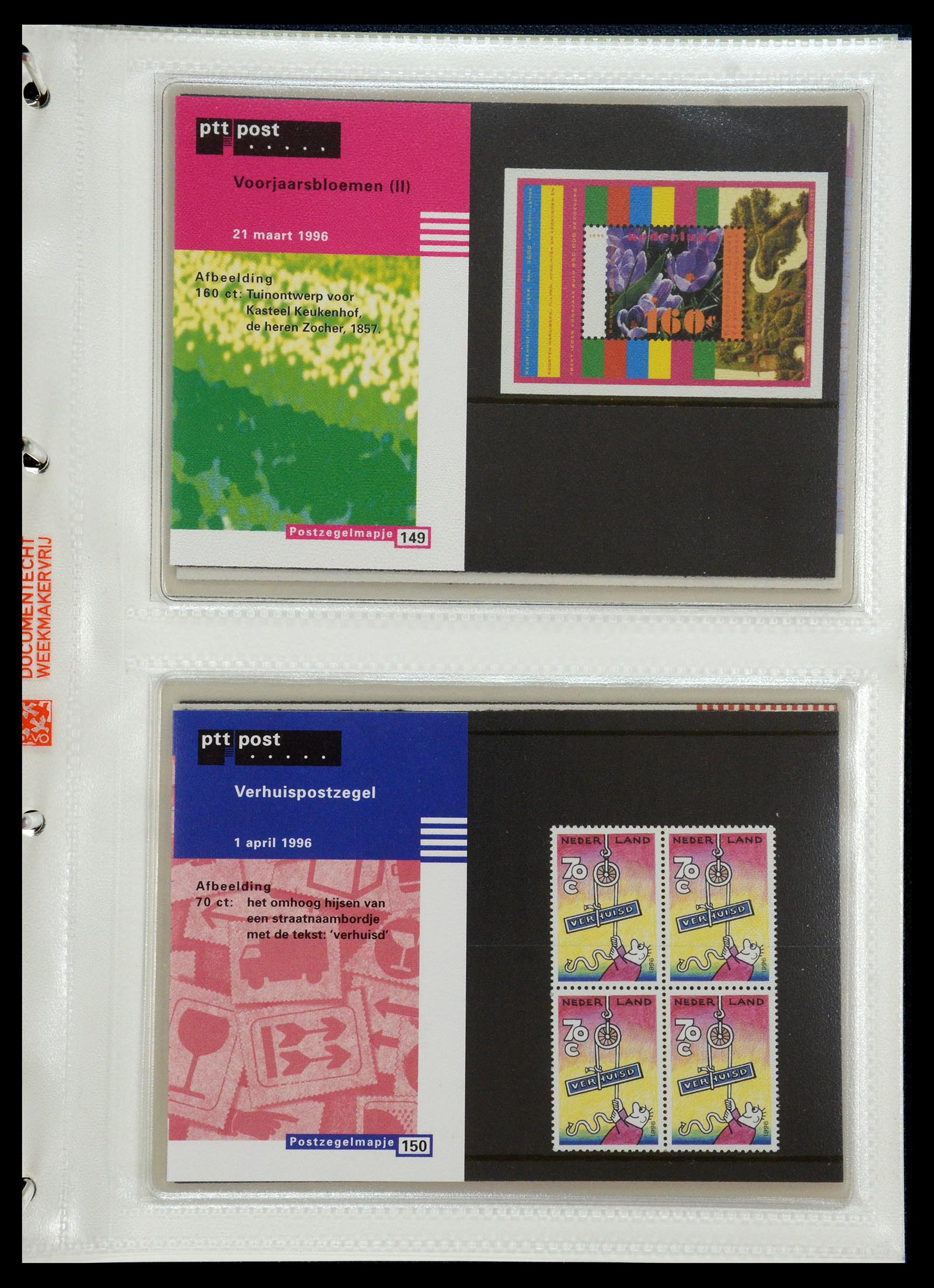35144 077 - Postzegelverzameling 35144 Nederland PTT mapjes 1982-2021!