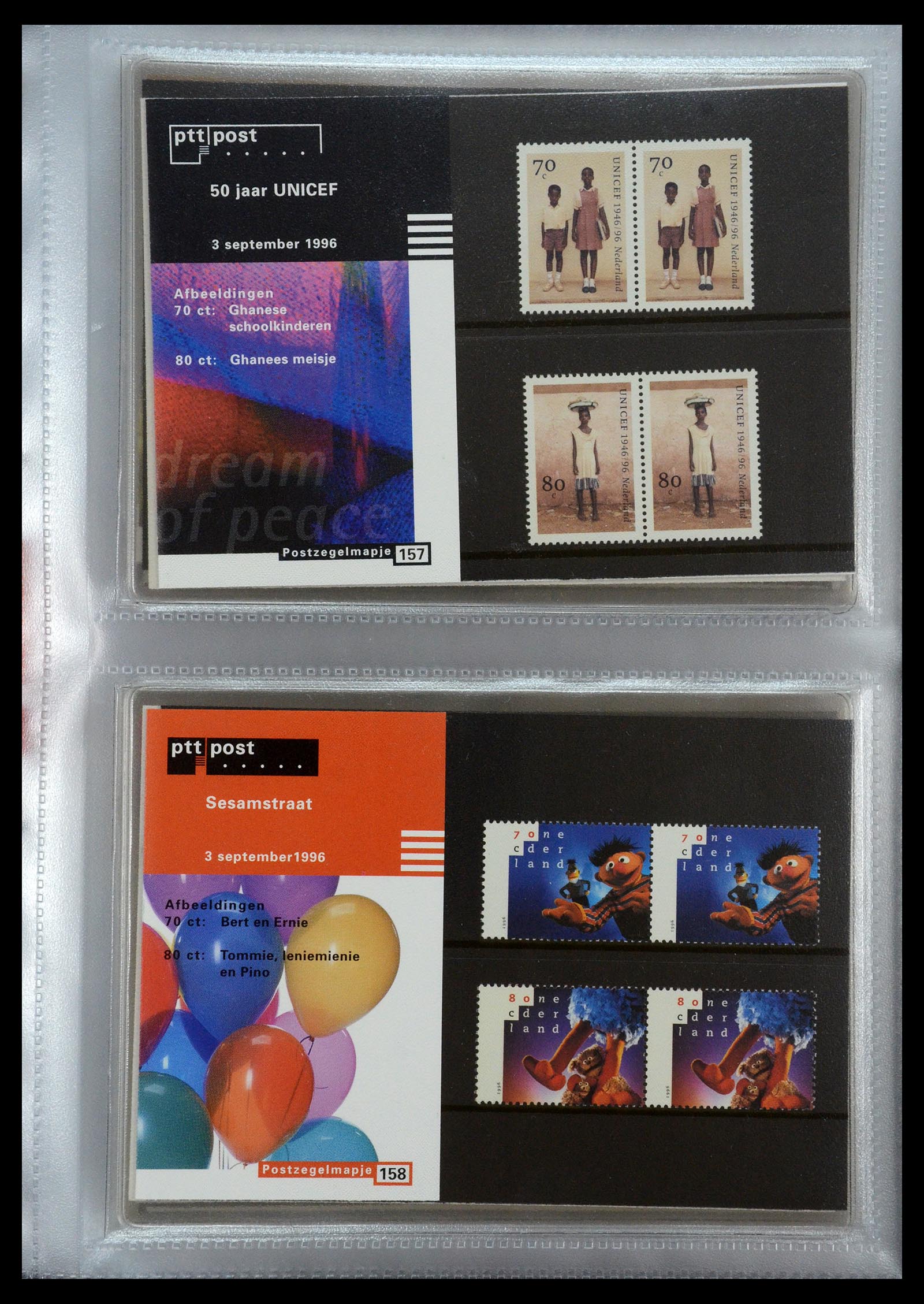 35144 080 - Postzegelverzameling 35144 Nederland PTT mapjes 1982-2021!