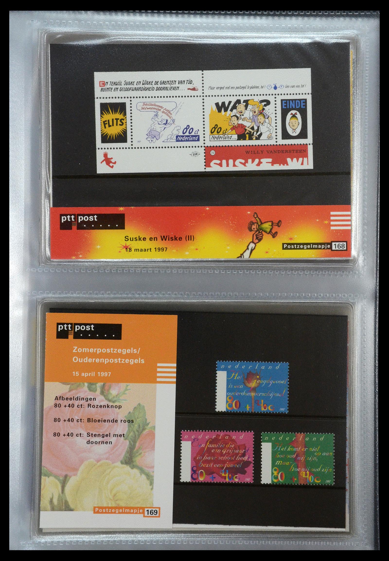 35144 087 - Stamp Collection 35144 Netherlands PTT presentation packs 1982-2021!