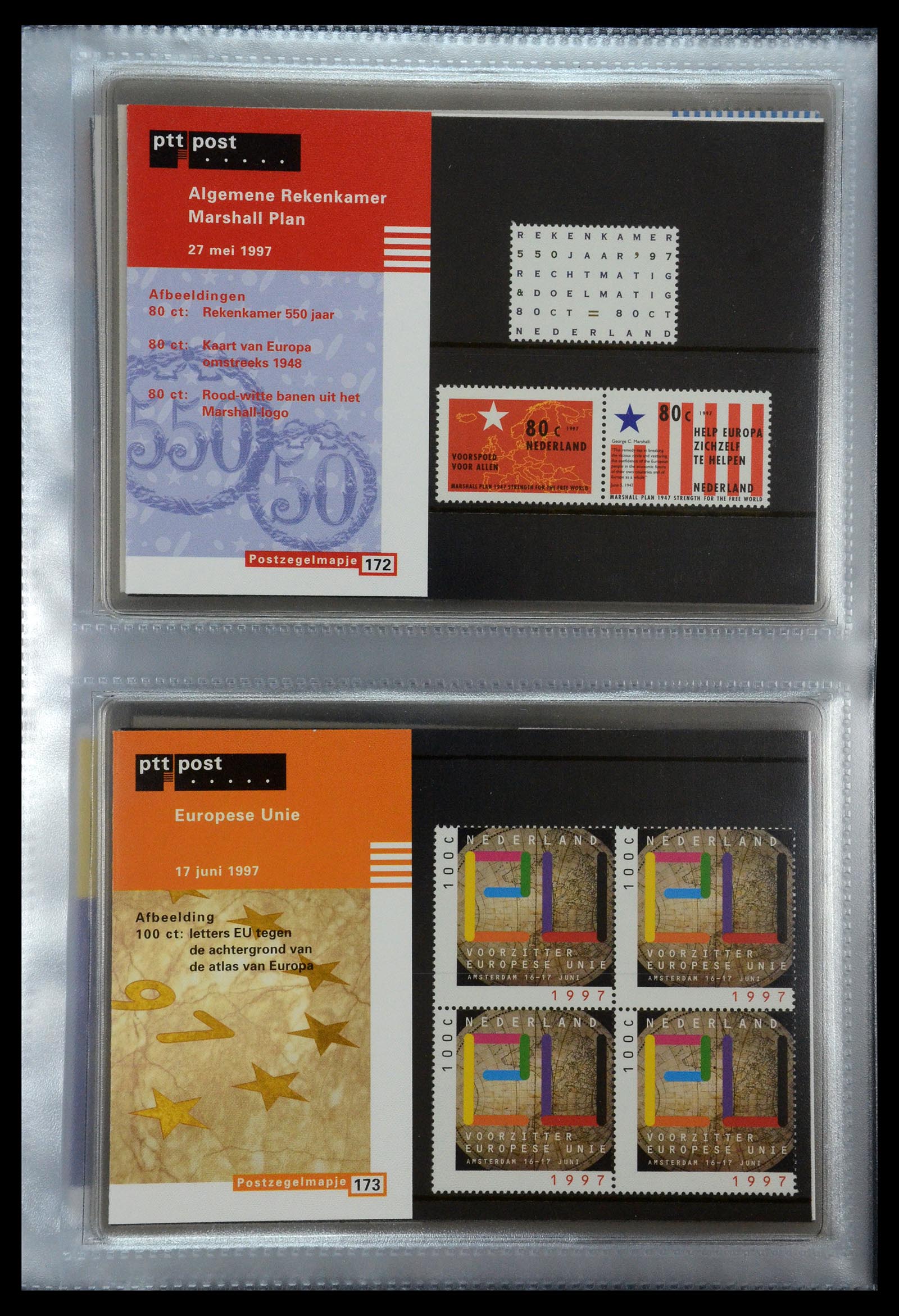 35144 089 - Stamp Collection 35144 Netherlands PTT presentation packs 1982-2021!