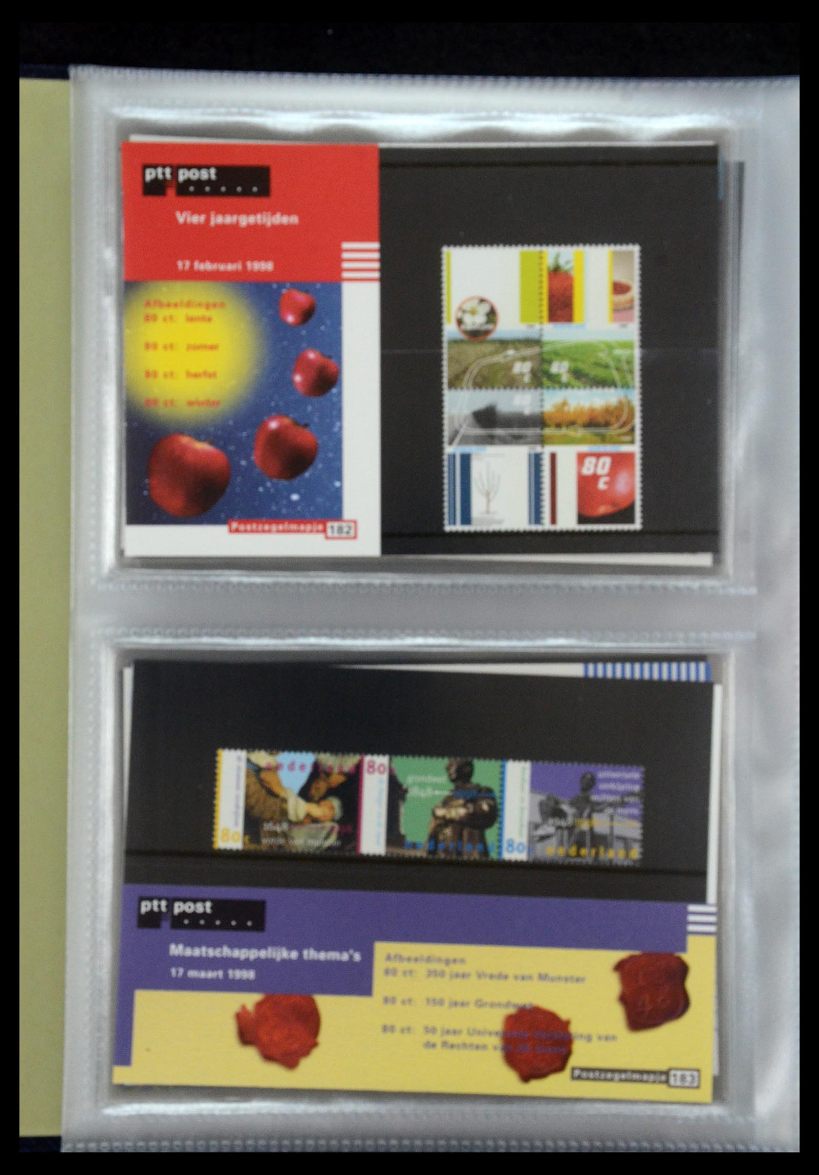 35144 094 - Stamp Collection 35144 Netherlands PTT presentation packs 1982-2021!