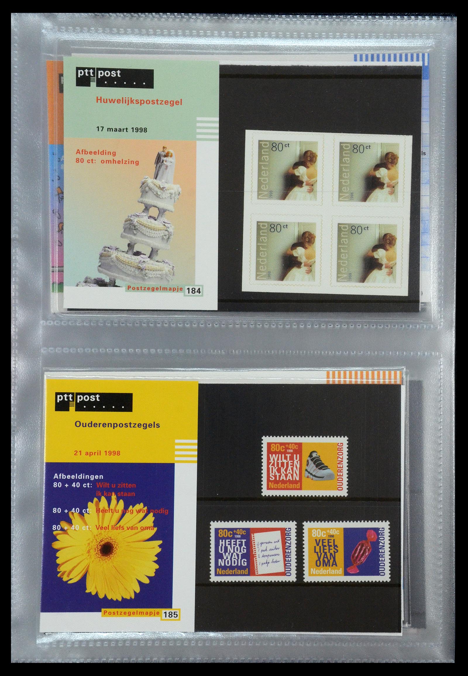 35144 095 - Stamp Collection 35144 Netherlands PTT presentation packs 1982-2021!