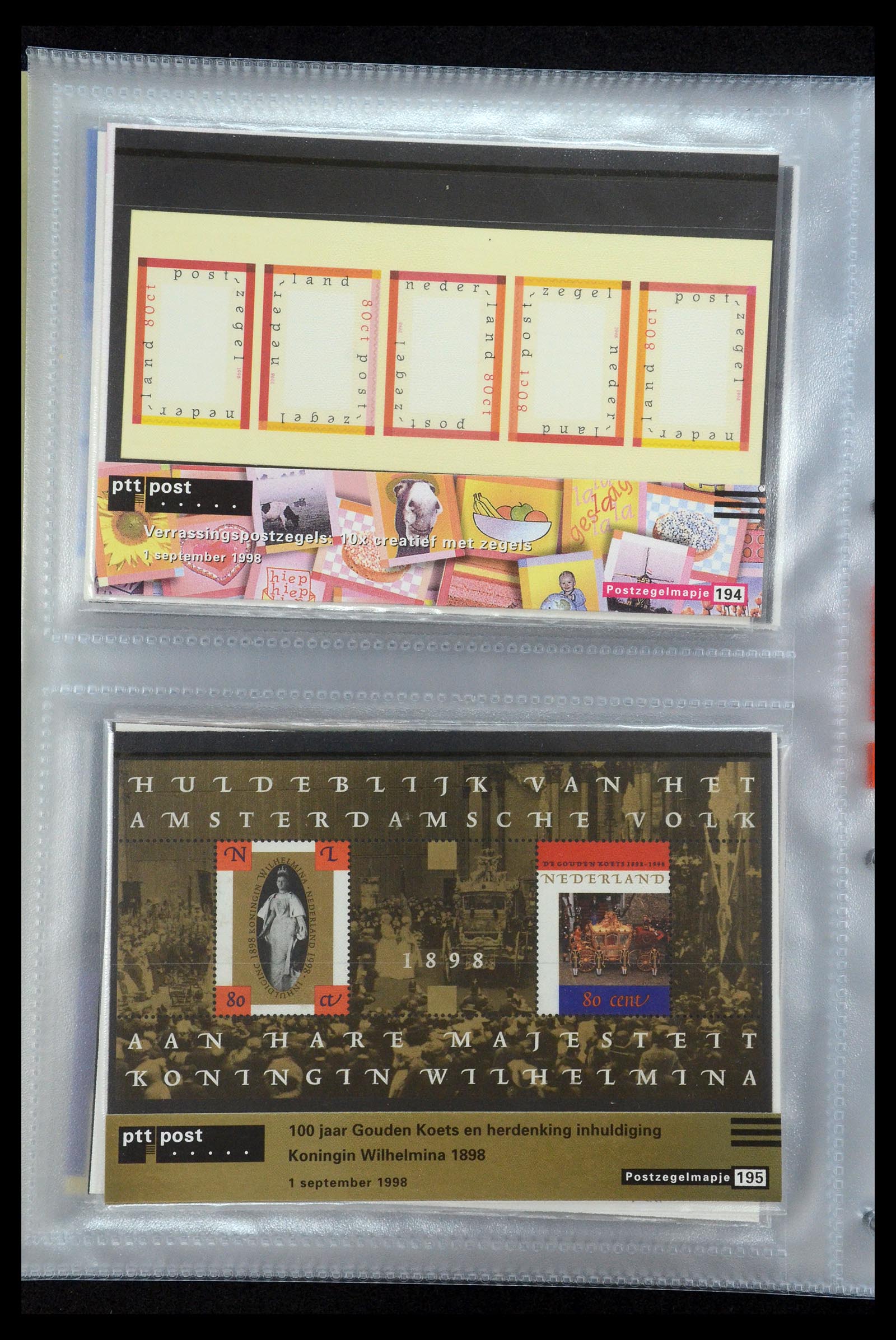 35144 100 - Stamp Collection 35144 Netherlands PTT presentation packs 1982-2021!