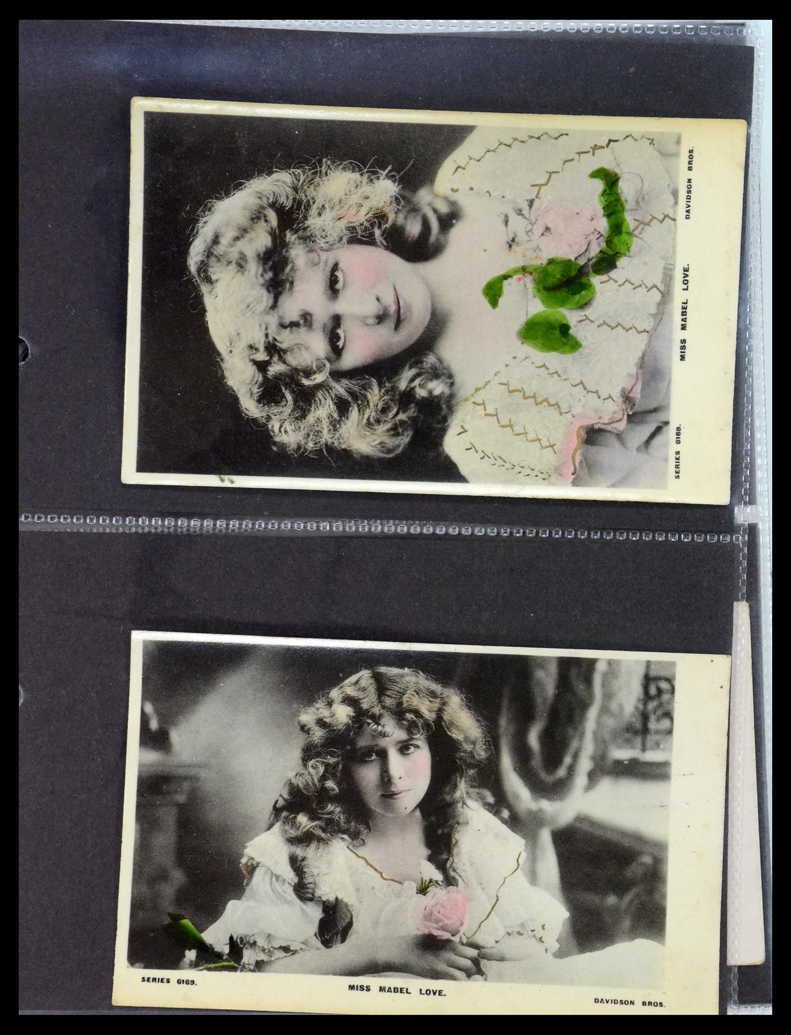 35149 027 - Postzegelverzameling 35149 Engeland ansichtkaarten.